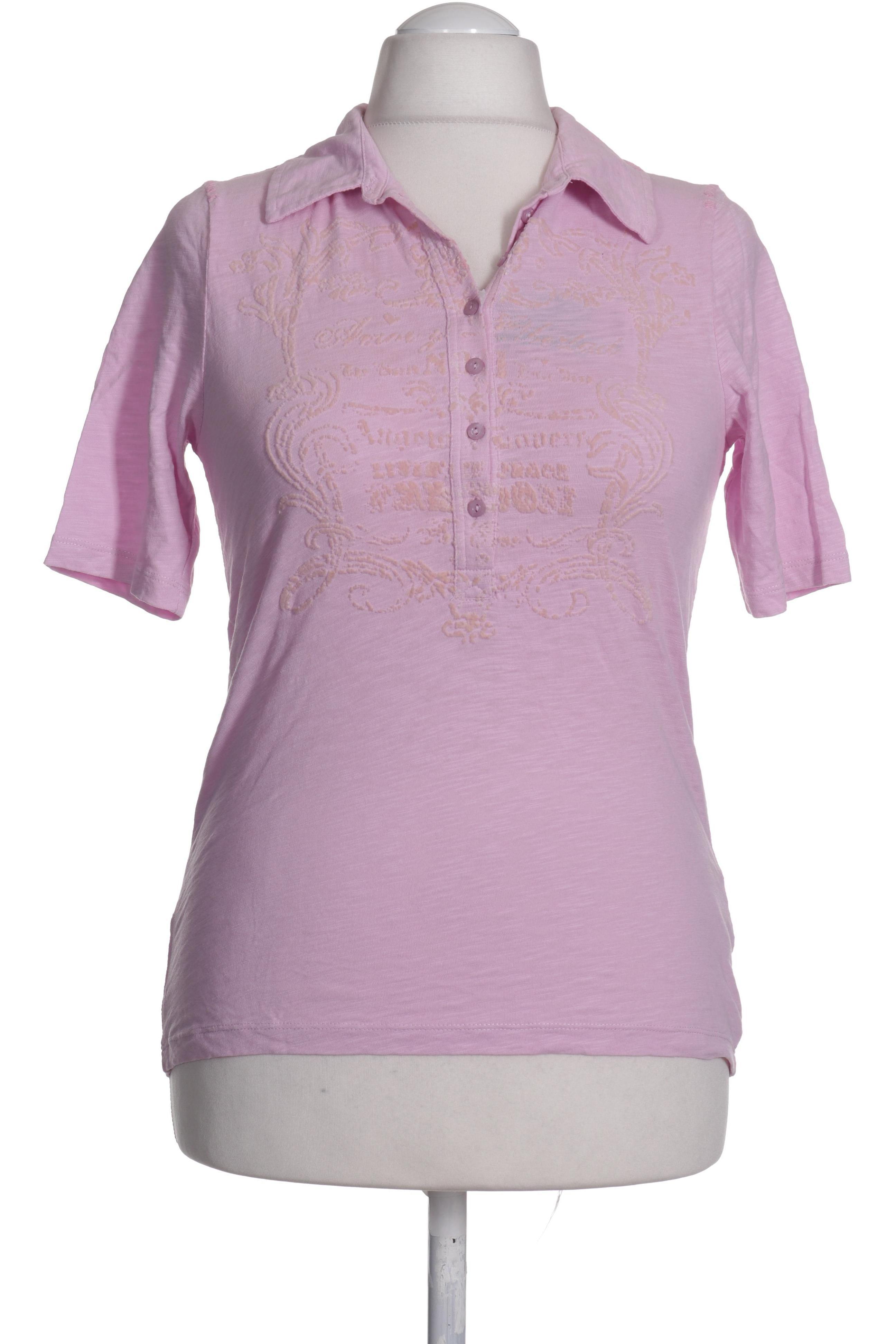 

Oui Damen Poloshirt, pink, Gr. 44