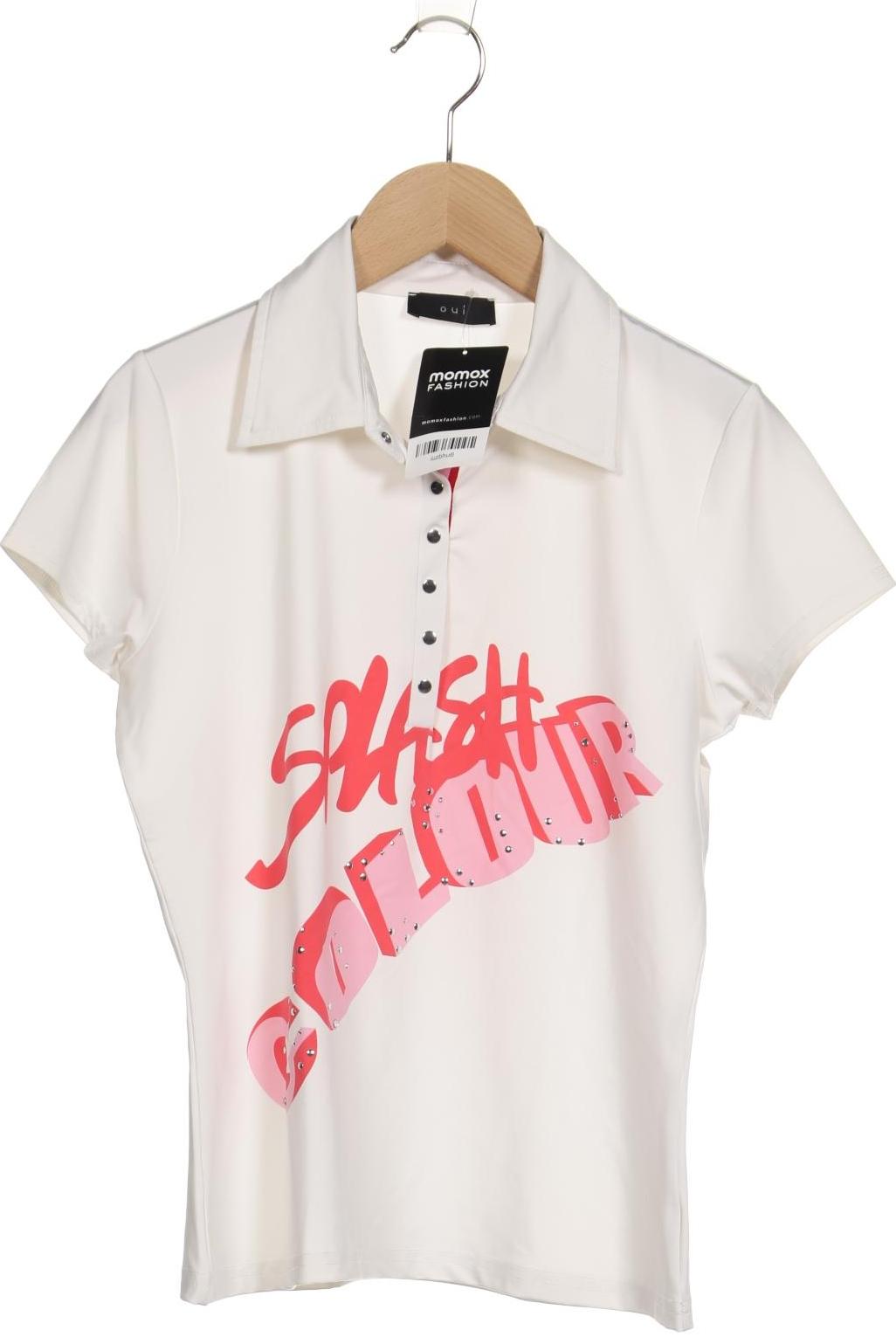 

Oui Damen Poloshirt, cremeweiß, Gr. 38