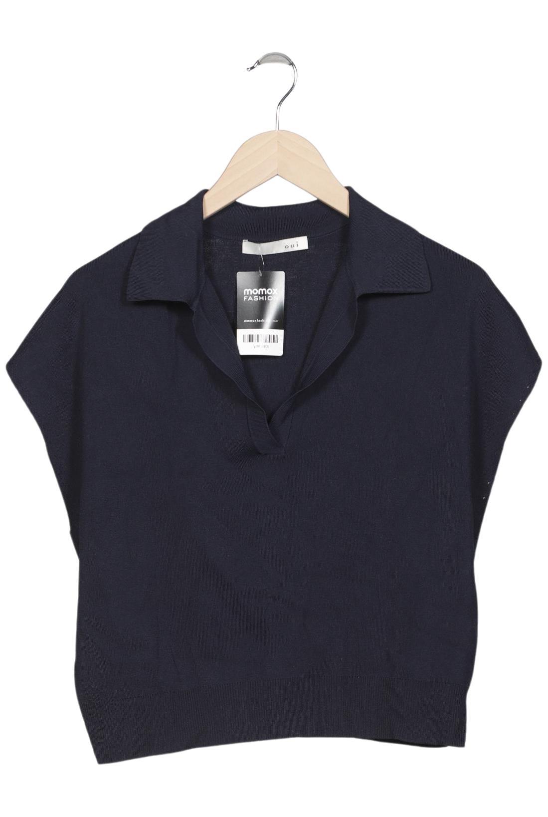 

Oui Damen Poloshirt, marineblau, Gr. 36