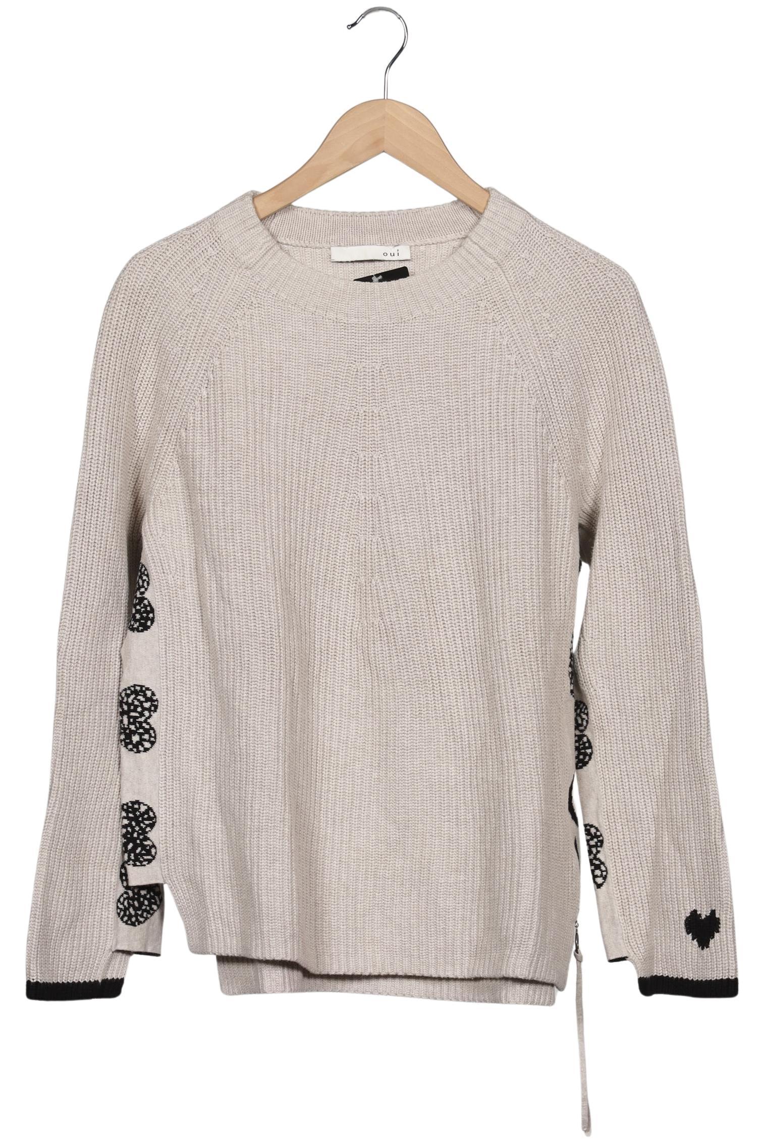 

Oui Damen Pullover, beige, Gr. 42