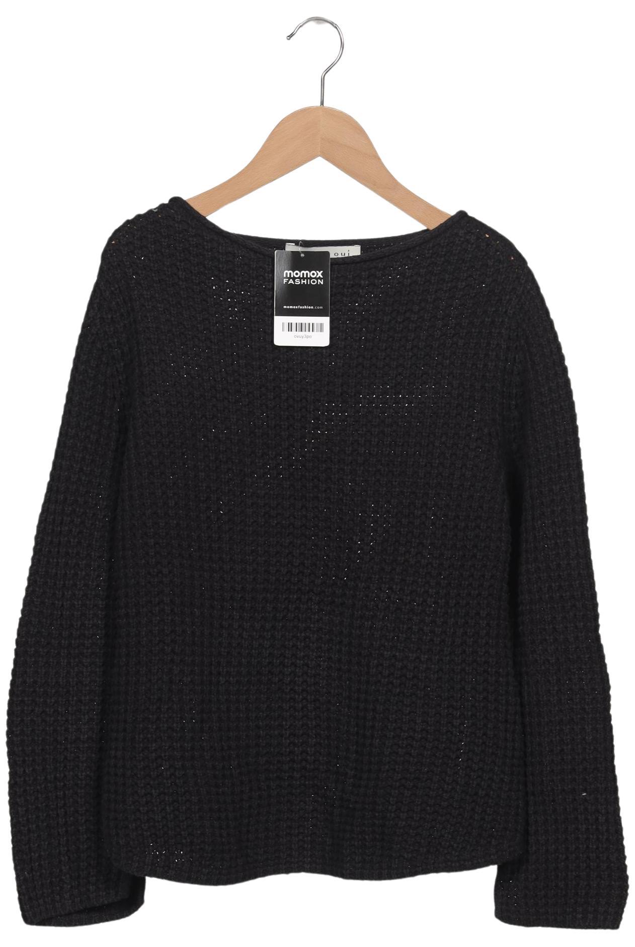 

Oui Damen Pullover, schwarz, Gr. 38