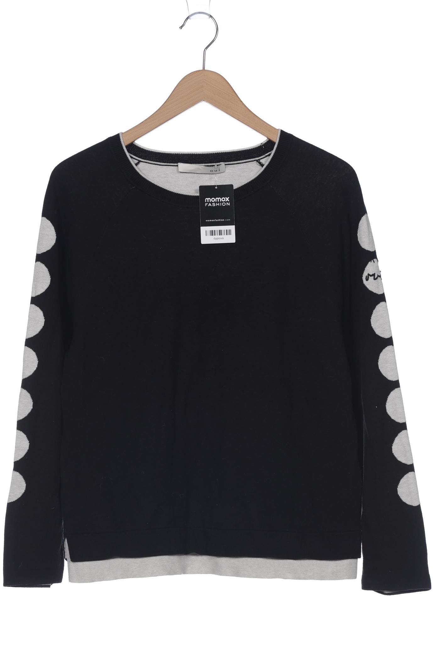 

Oui Damen Pullover, schwarz