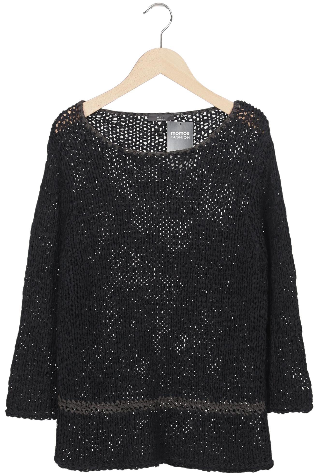 

Oui Damen Pullover, schwarz, Gr. 38