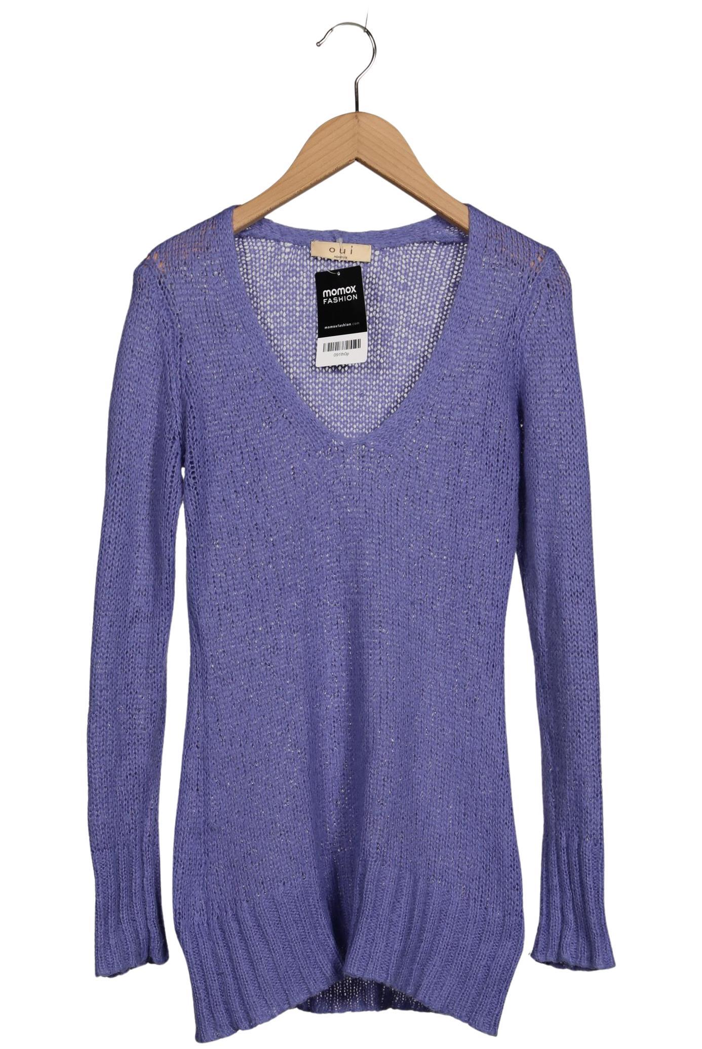 

Oui Damen Pullover, blau, Gr. 36
