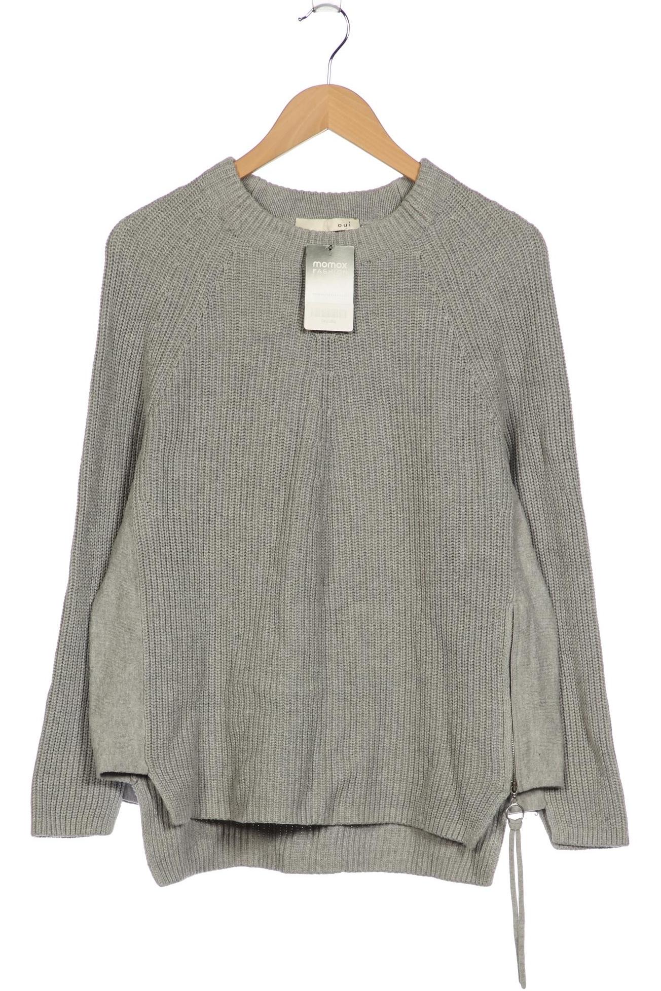 

Oui Damen Pullover, grau, Gr. 42