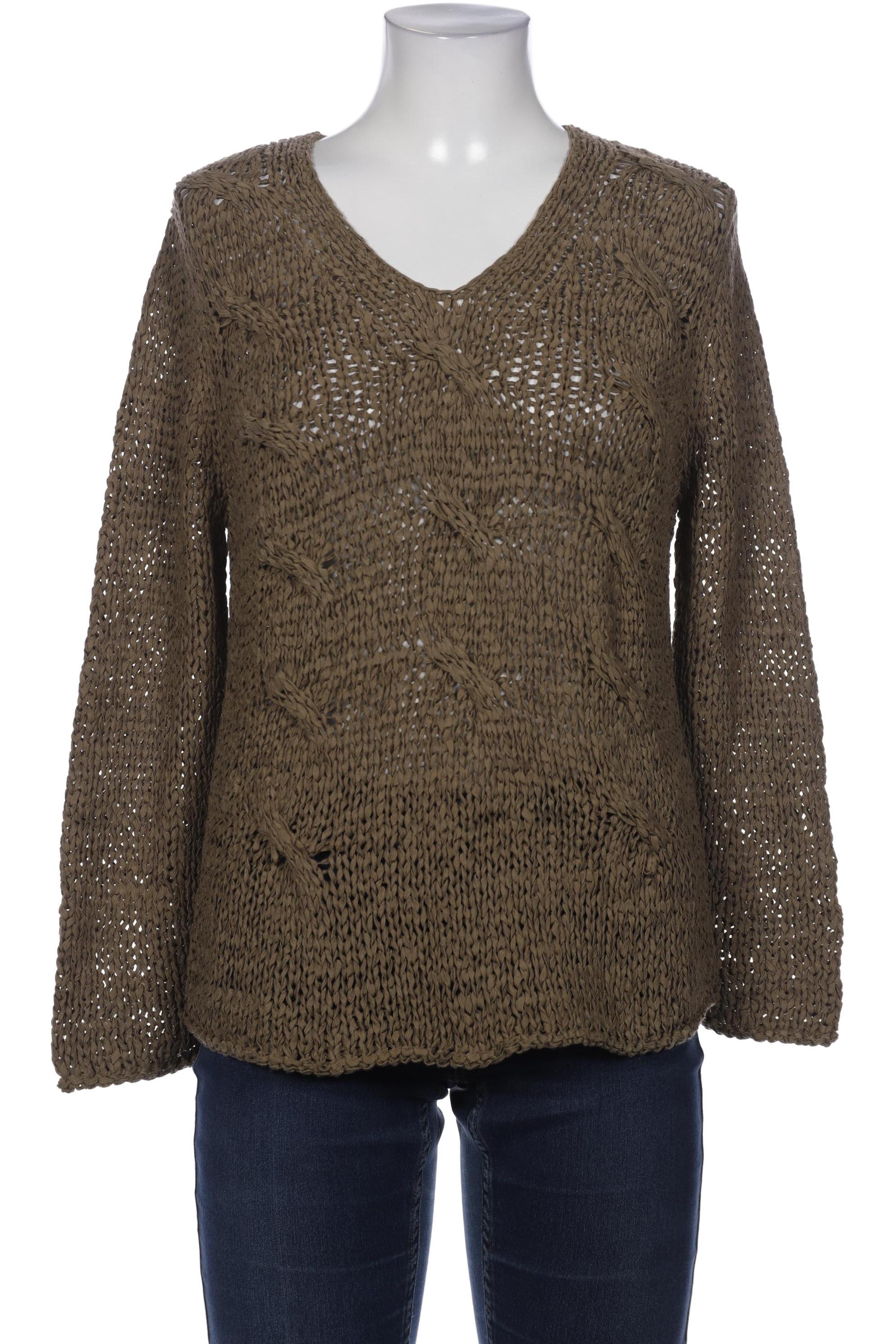 

Oui Damen Pullover, grün, Gr. 38