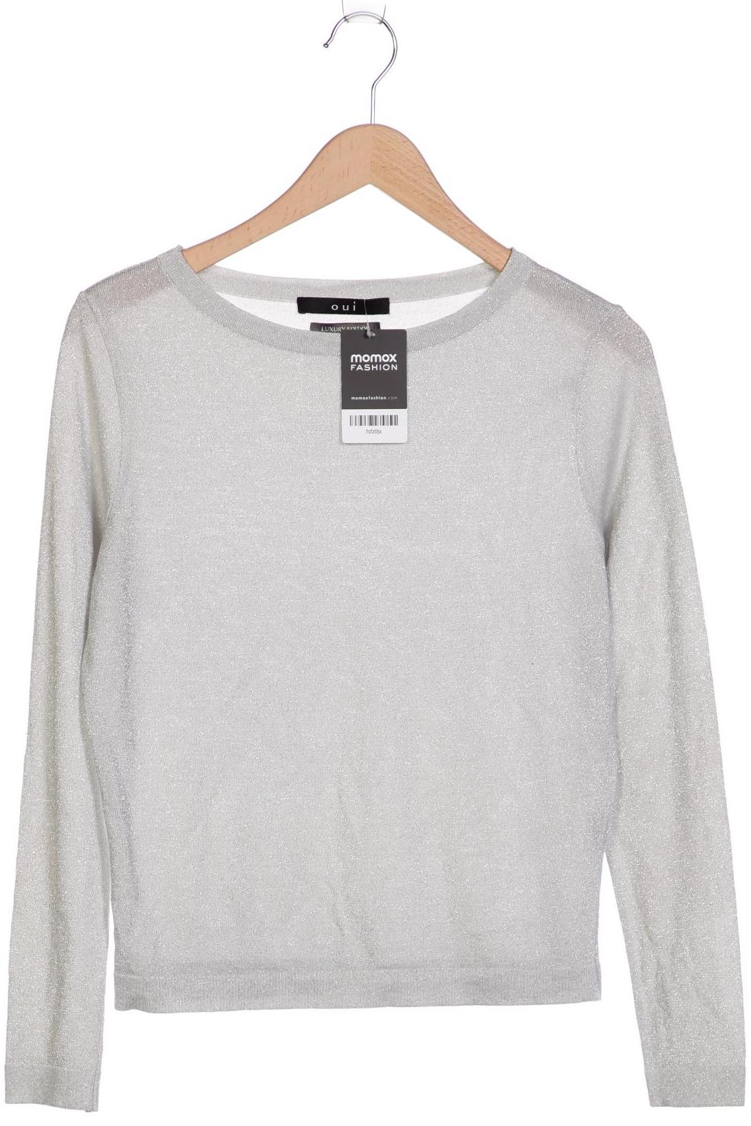 

Oui Damen Pullover, grau