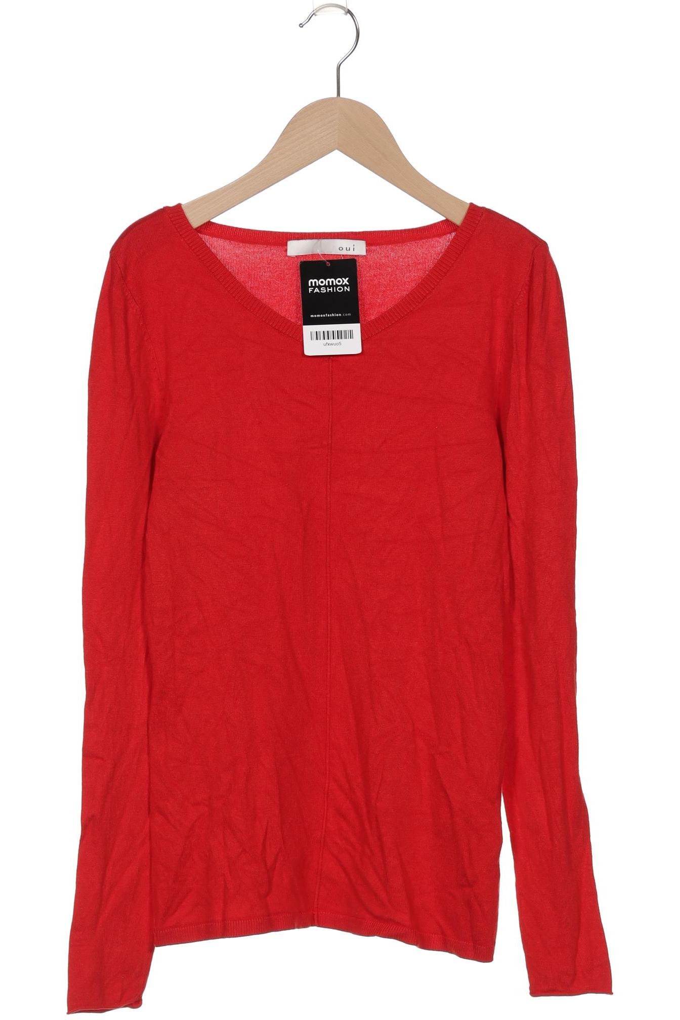 

Oui Damen Pullover, rot, Gr. 34