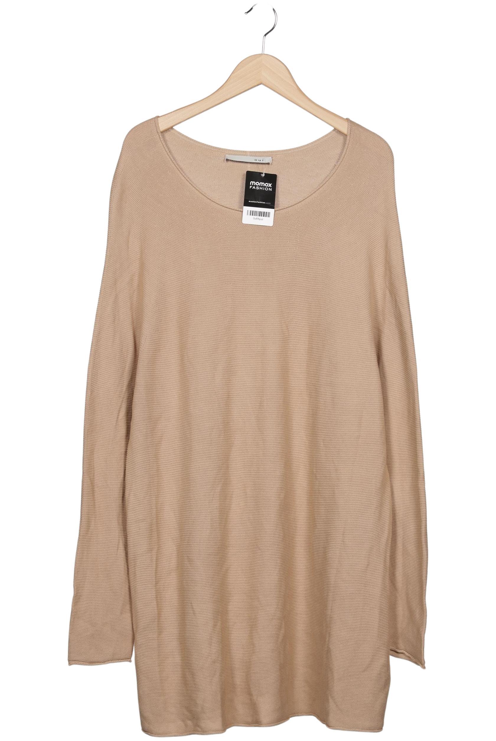 

Oui Damen Pullover, beige, Gr. 46