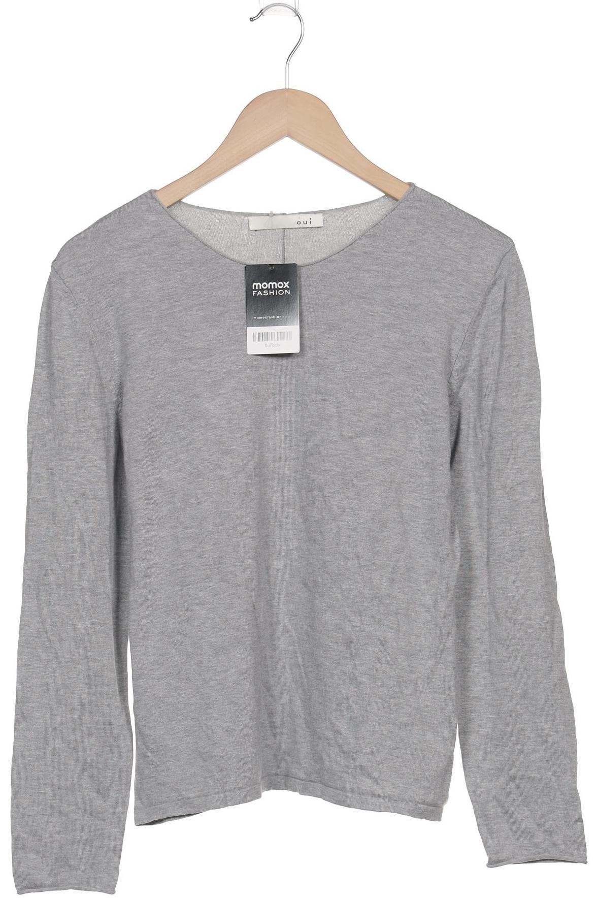 

Oui Damen Pullover, grau, Gr. 38