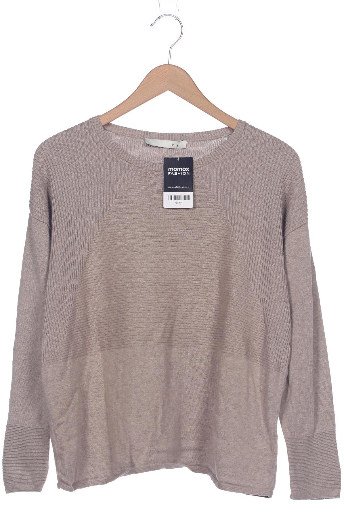 

Oui Damen Pullover, beige, Gr. 42