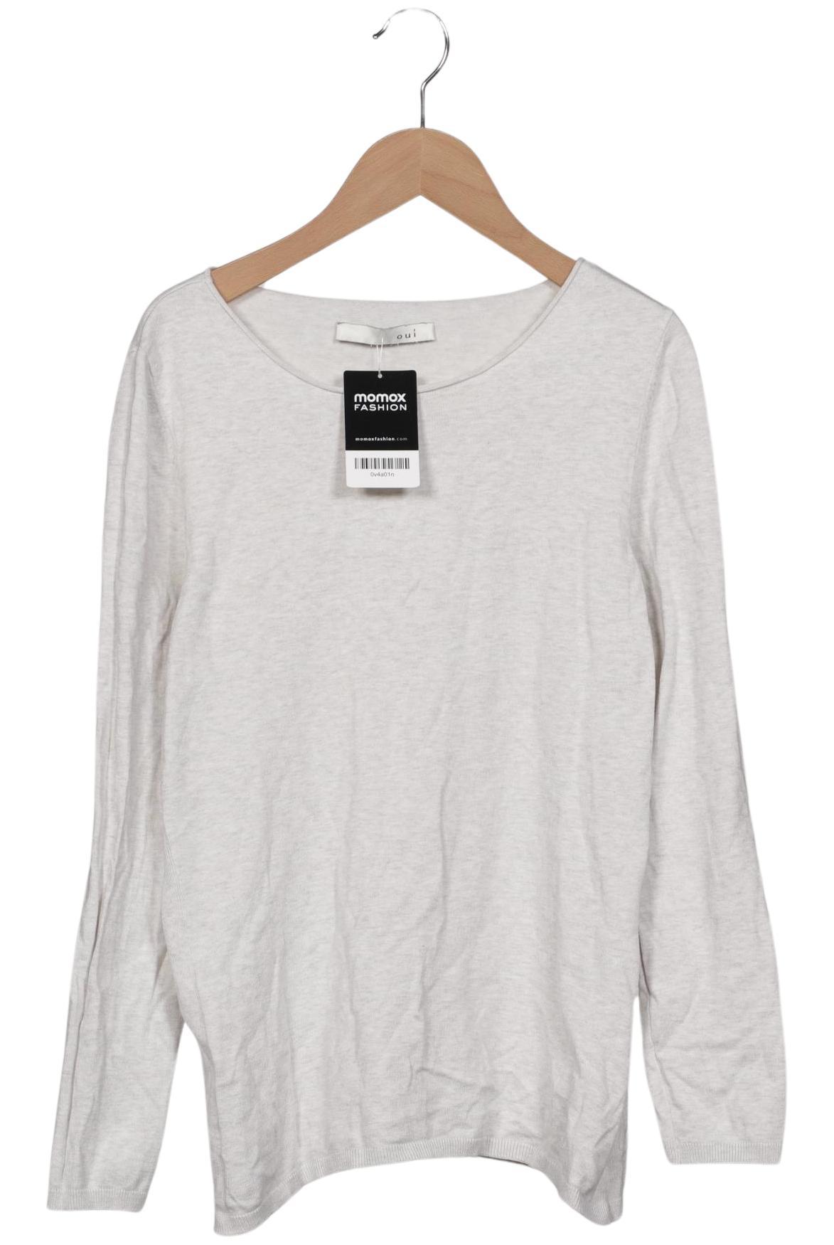 

Oui Damen Pullover, cremeweiß, Gr. 36