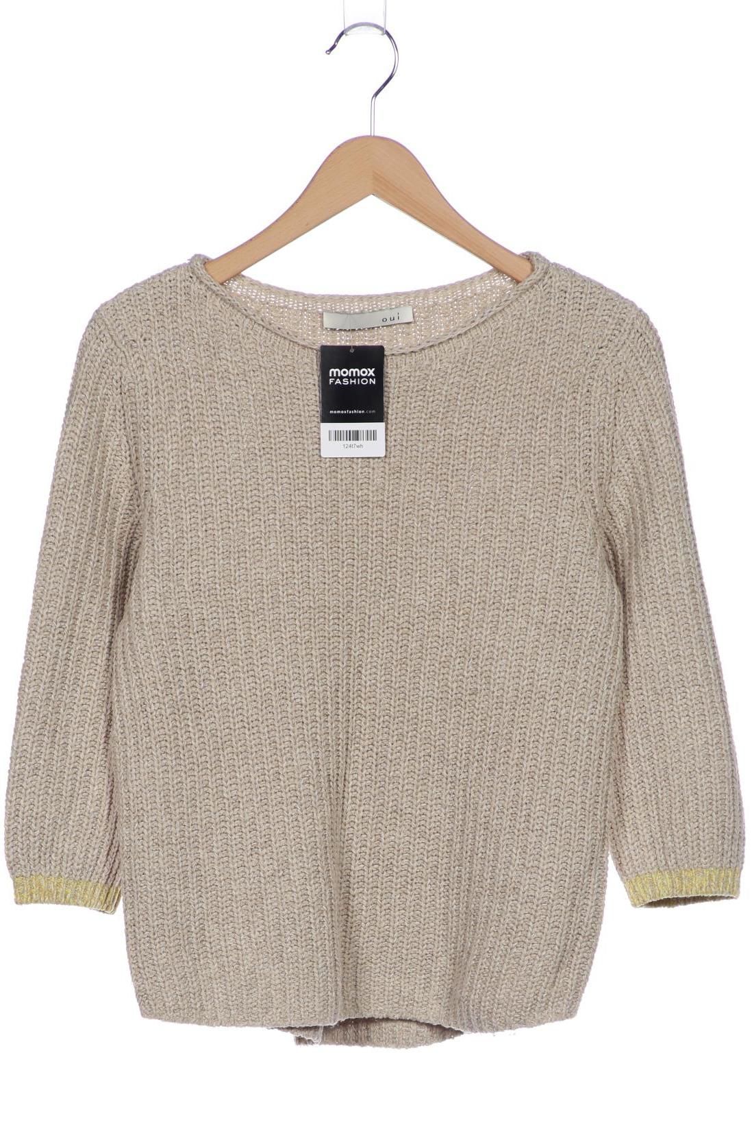 

Oui Damen Pullover, beige, Gr. 36
