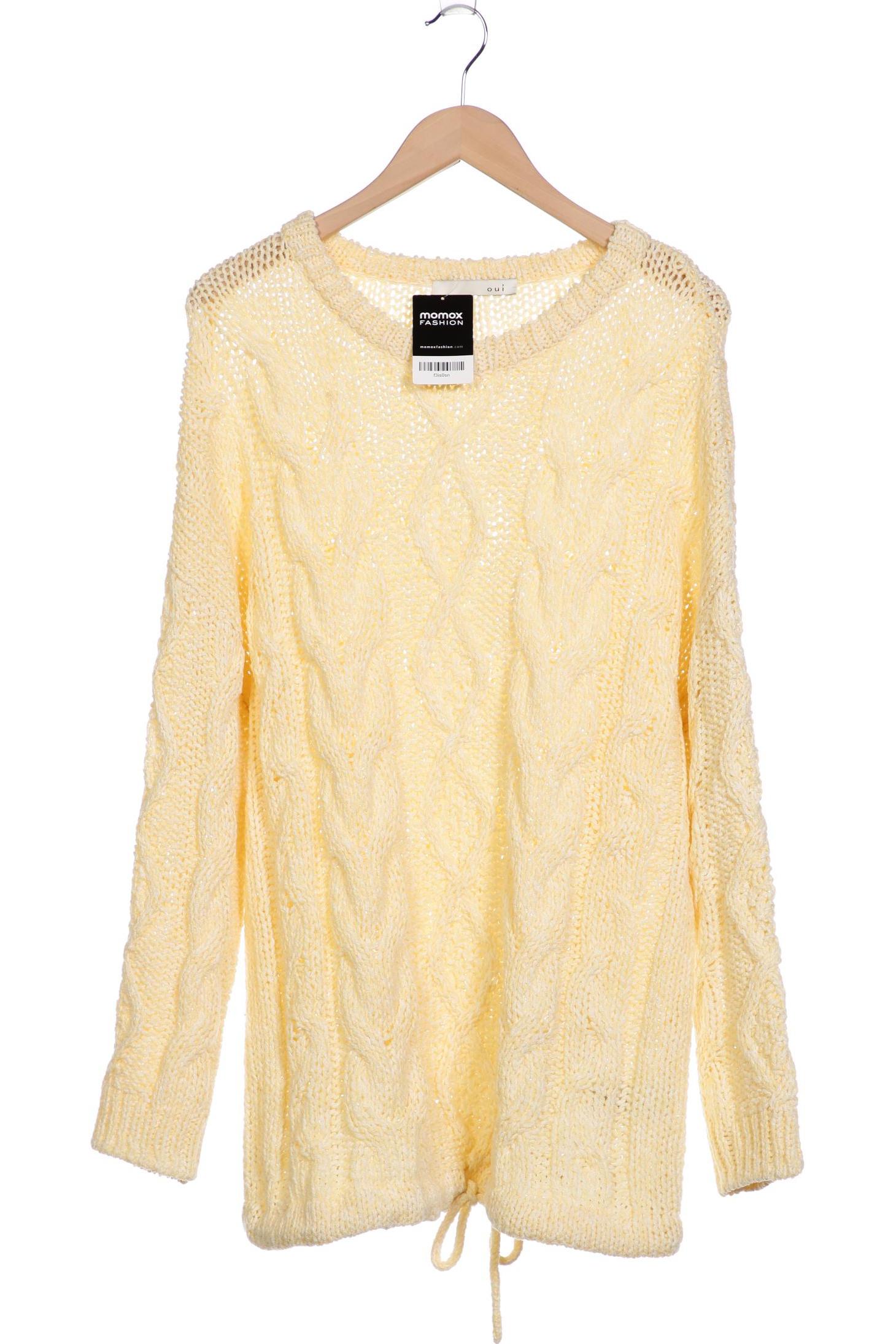 

Oui Damen Pullover, gelb, Gr. 46