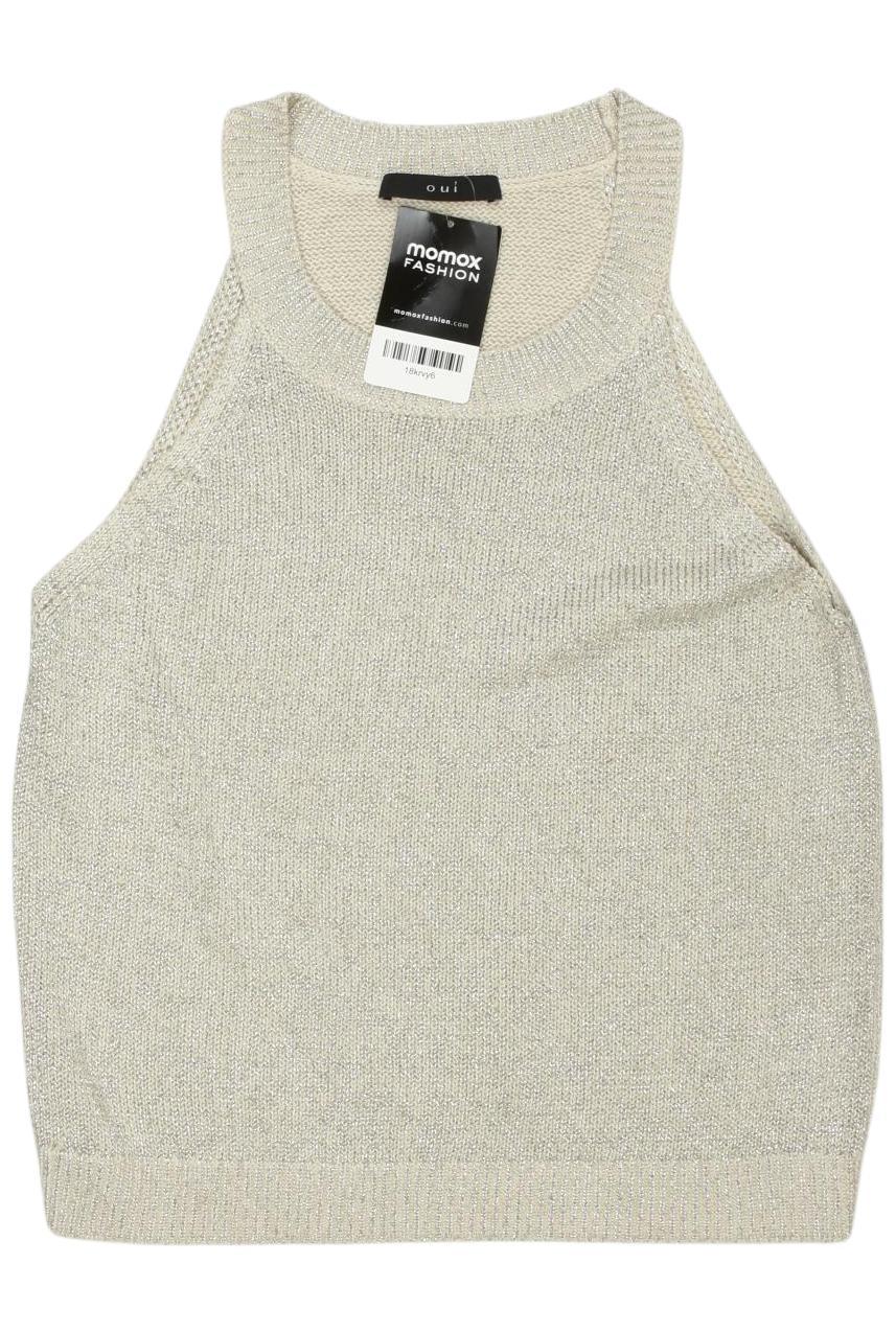

Oui Damen Pullover, beige, Gr. 34