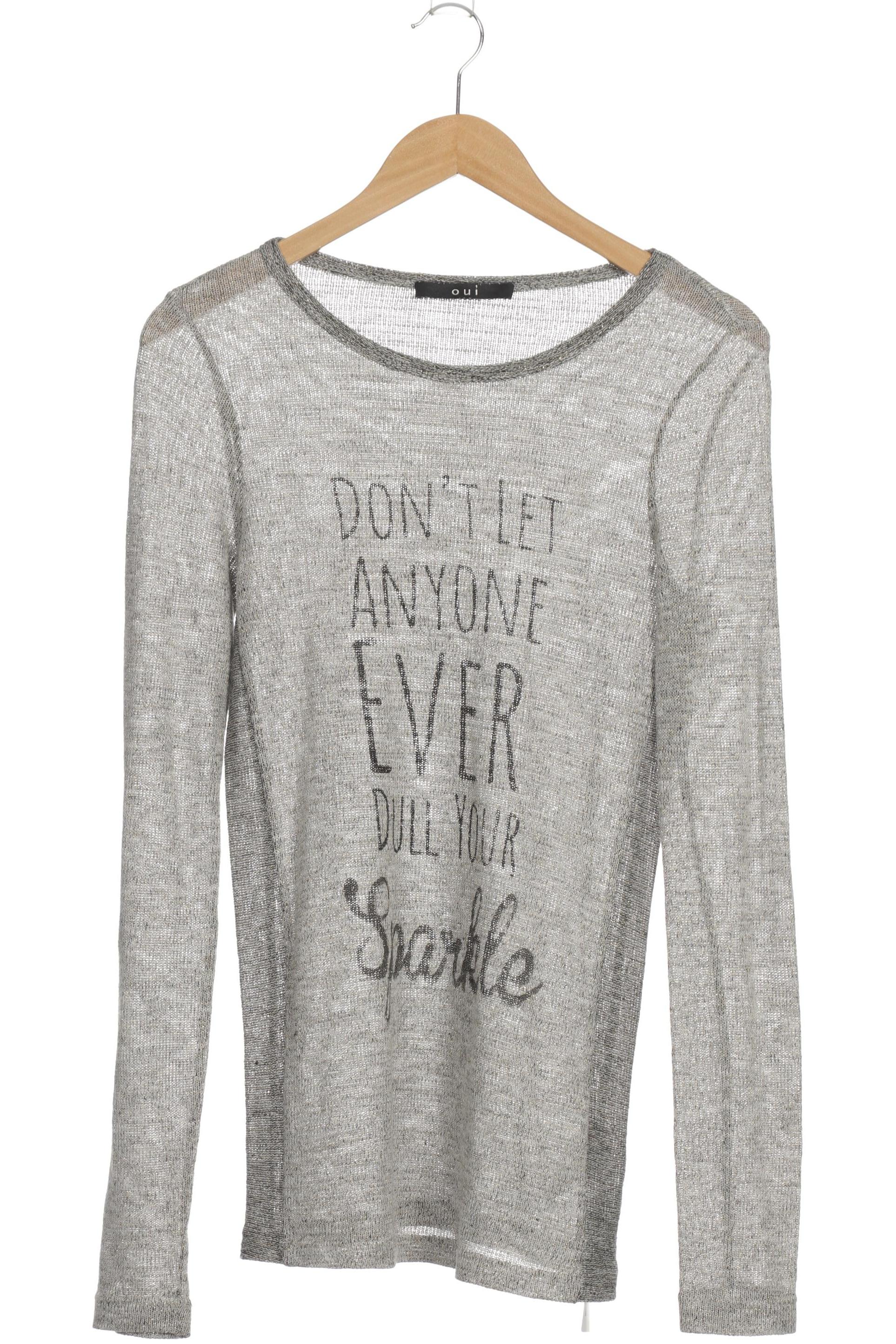 

Oui Damen Pullover, grau, Gr. 36