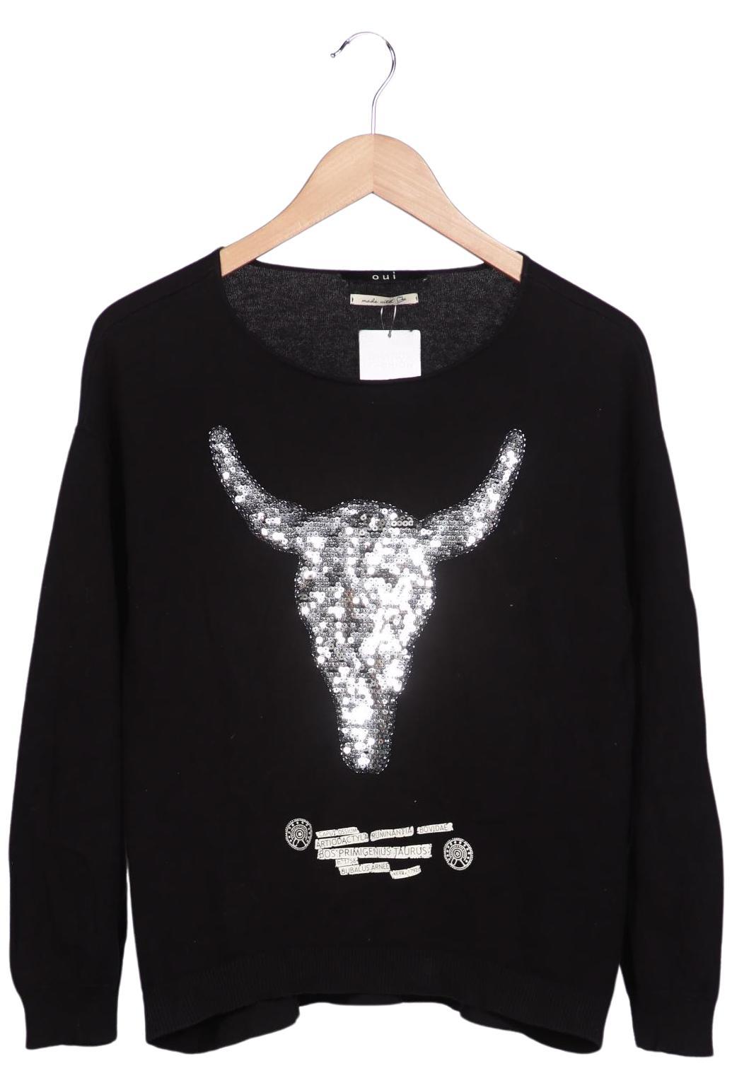 

Oui Damen Pullover, schwarz, Gr. 36