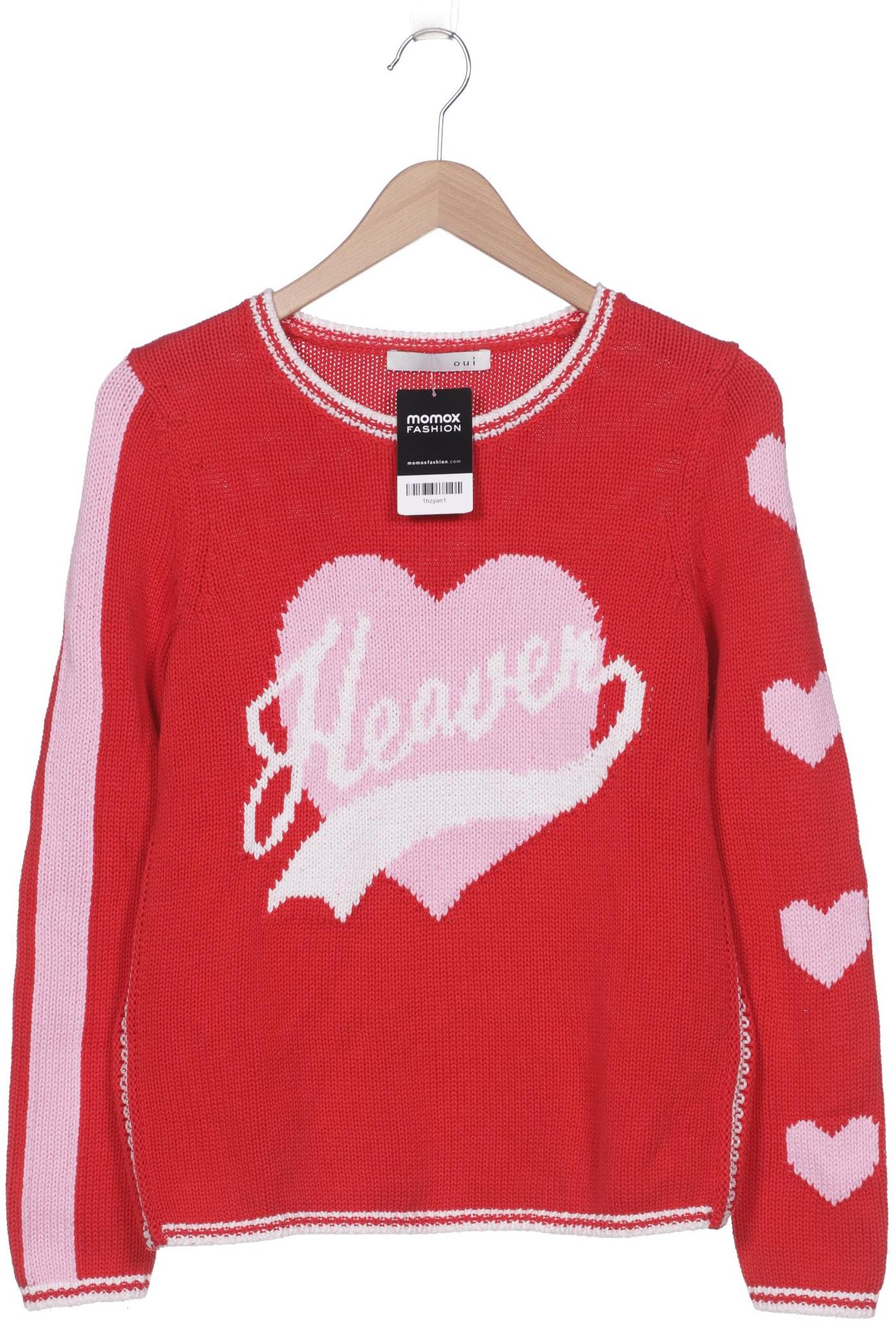 

Oui Damen Pullover, rot