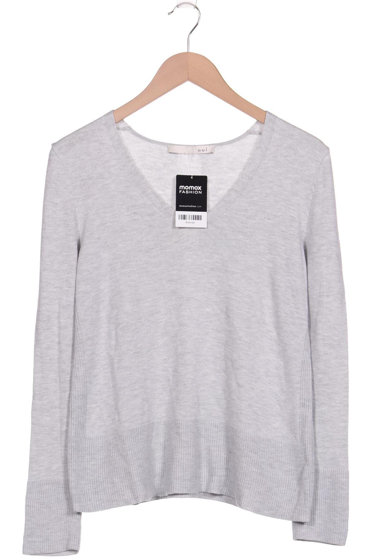 

Oui Damen Pullover, grau, Gr. 36