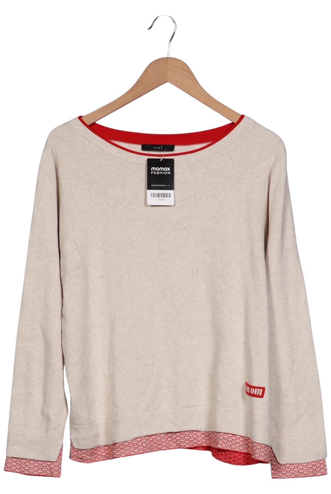 

Oui Damen Pullover, beige, Gr. 42