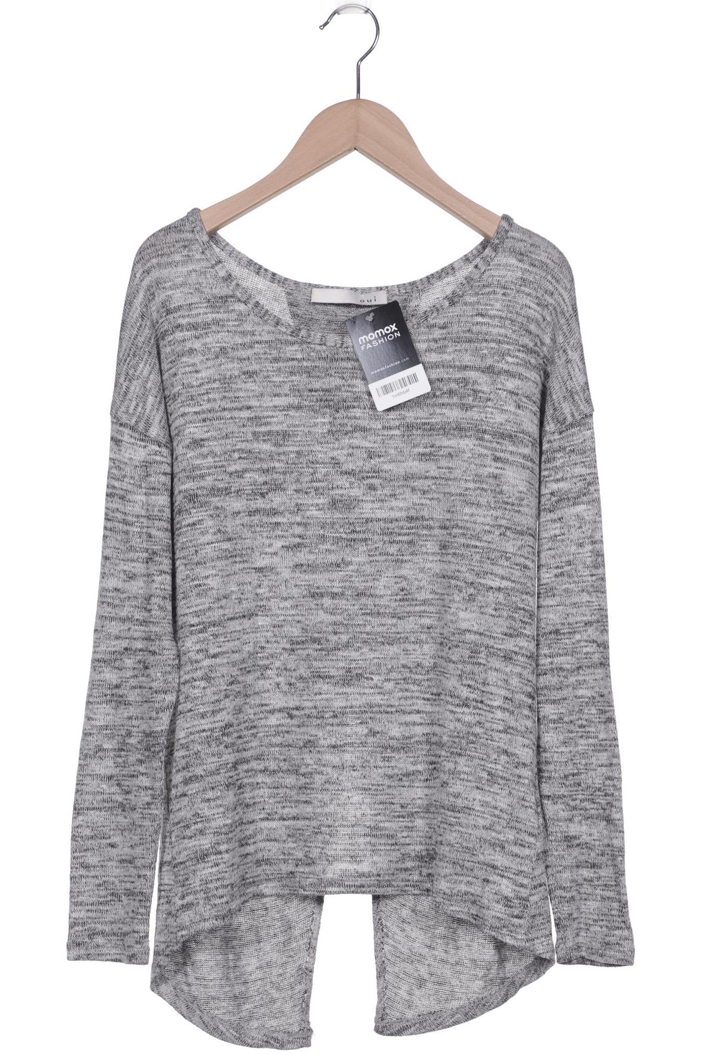 

Oui Damen Pullover, grau