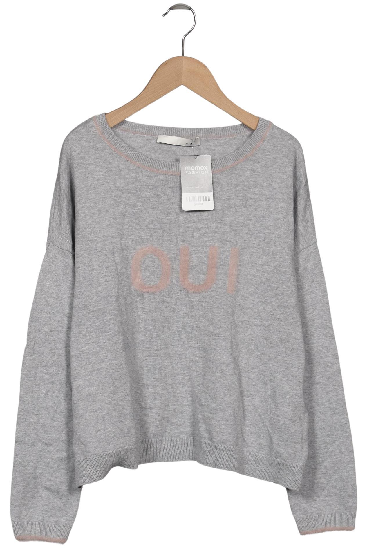 

Oui Damen Pullover, grau, Gr. 40