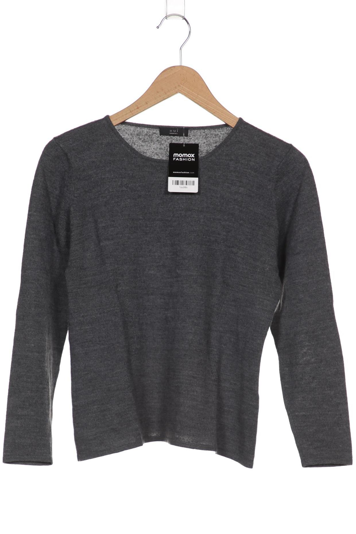 

Oui Damen Pullover, grau