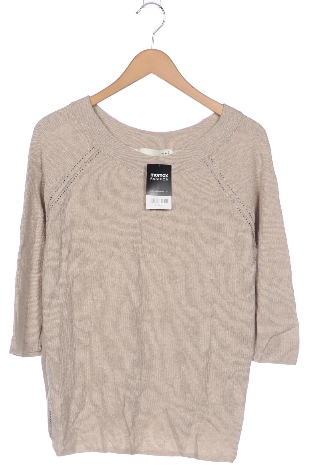 

Oui Damen Pullover, beige, Gr. 42