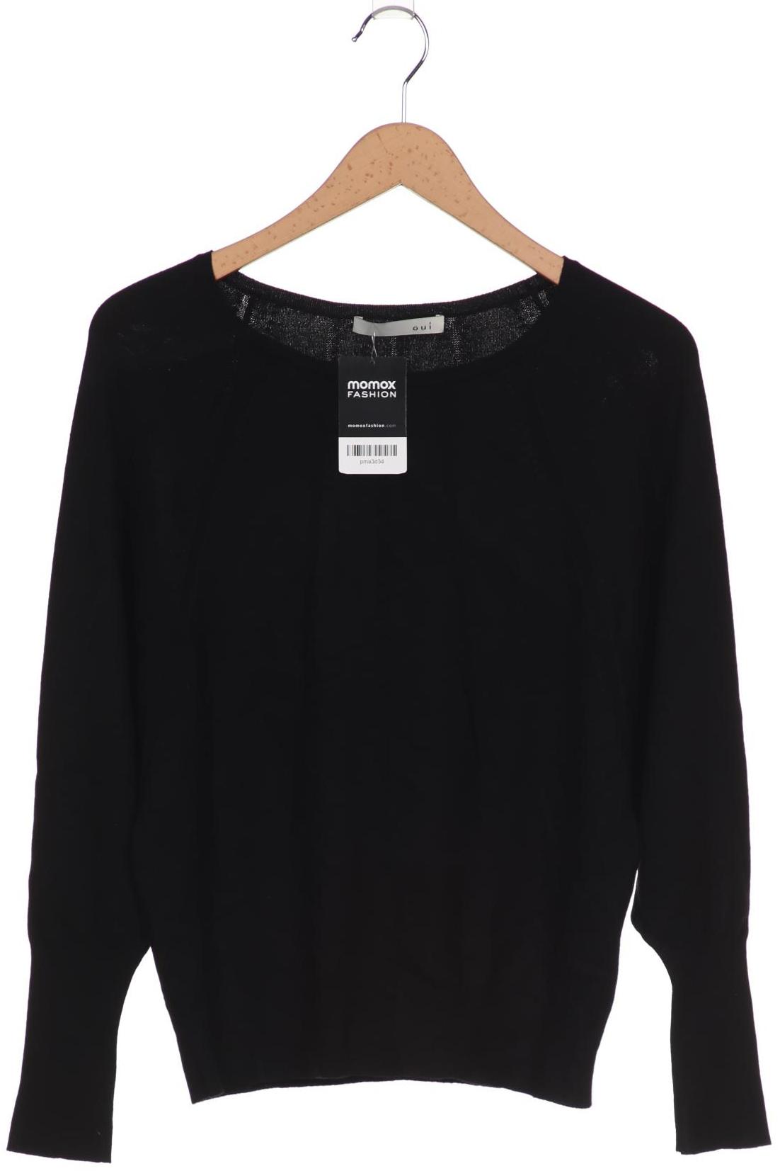 

Oui Damen Pullover, schwarz