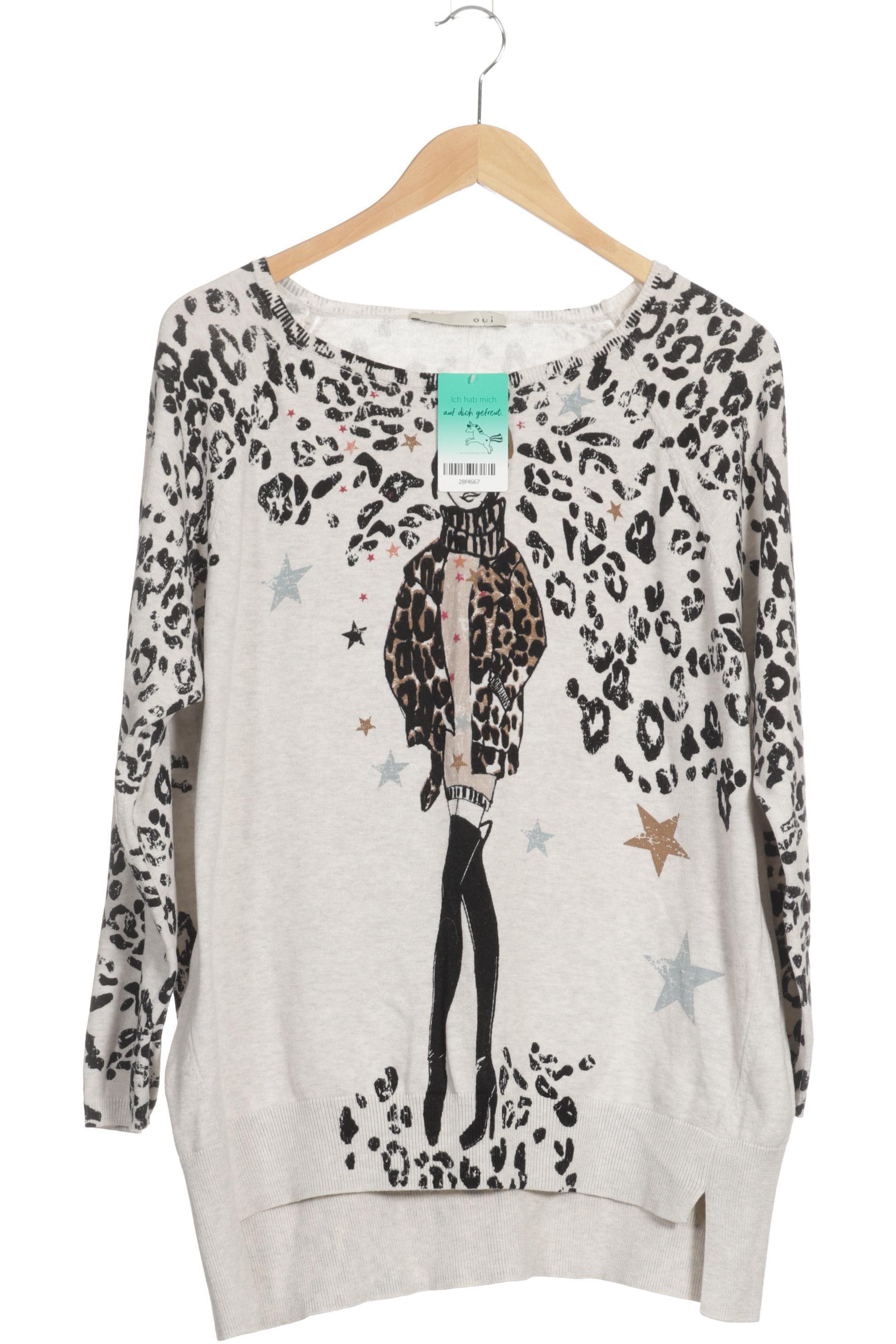 

Oui Damen Pullover, beige, Gr. 42