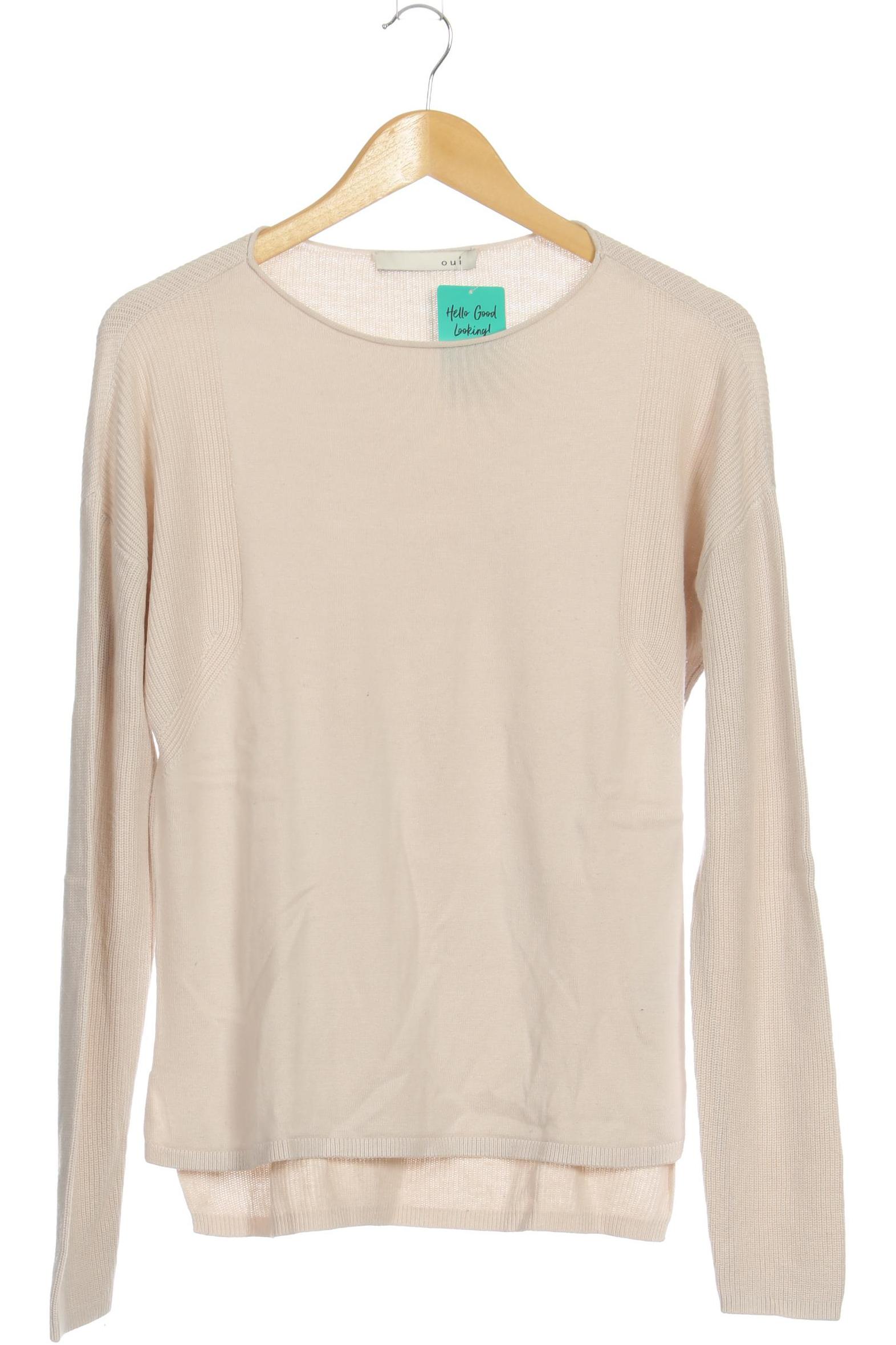 

Oui Damen Pullover, beige, Gr. 36