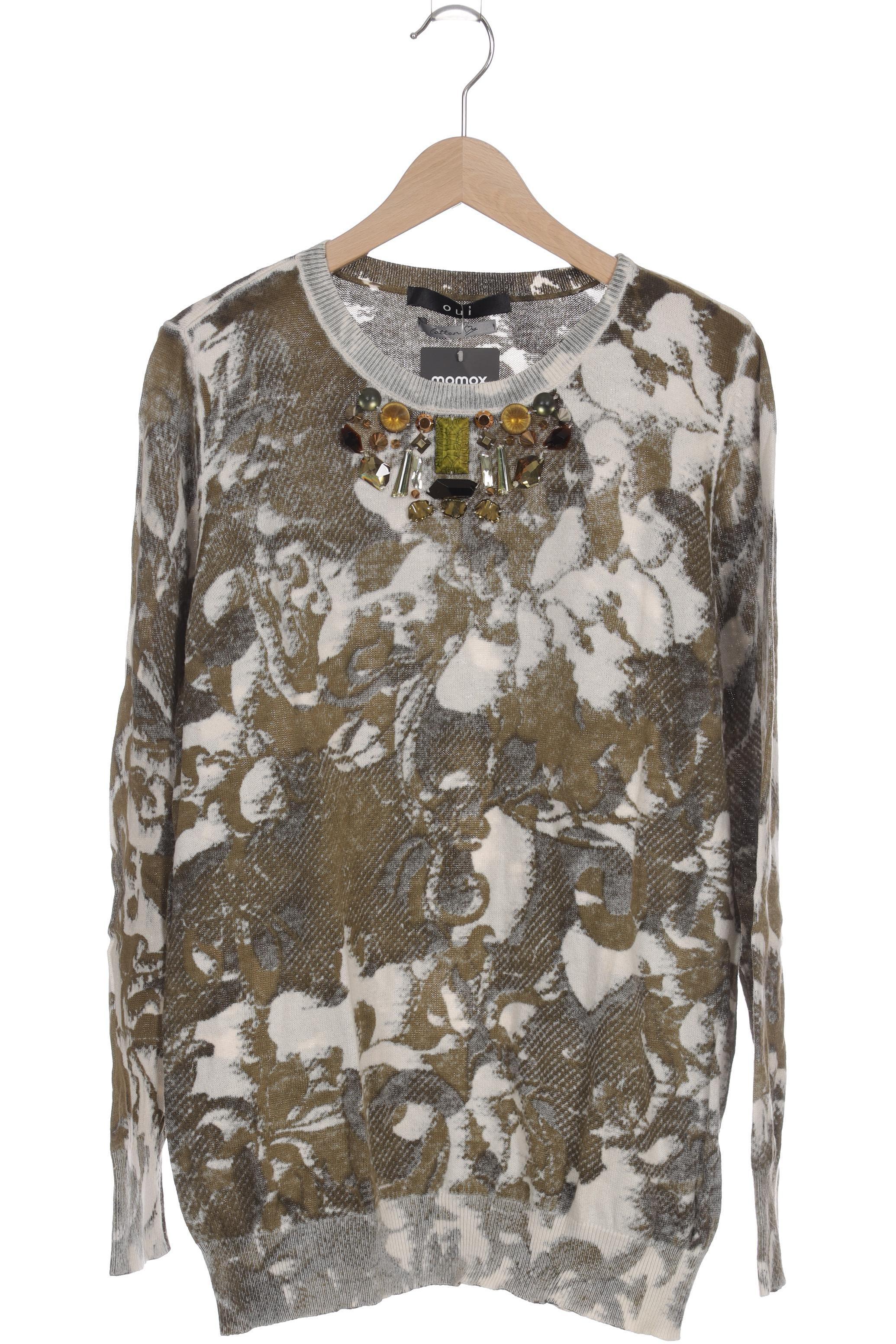 

Oui Damen Pullover, grün, Gr. 40