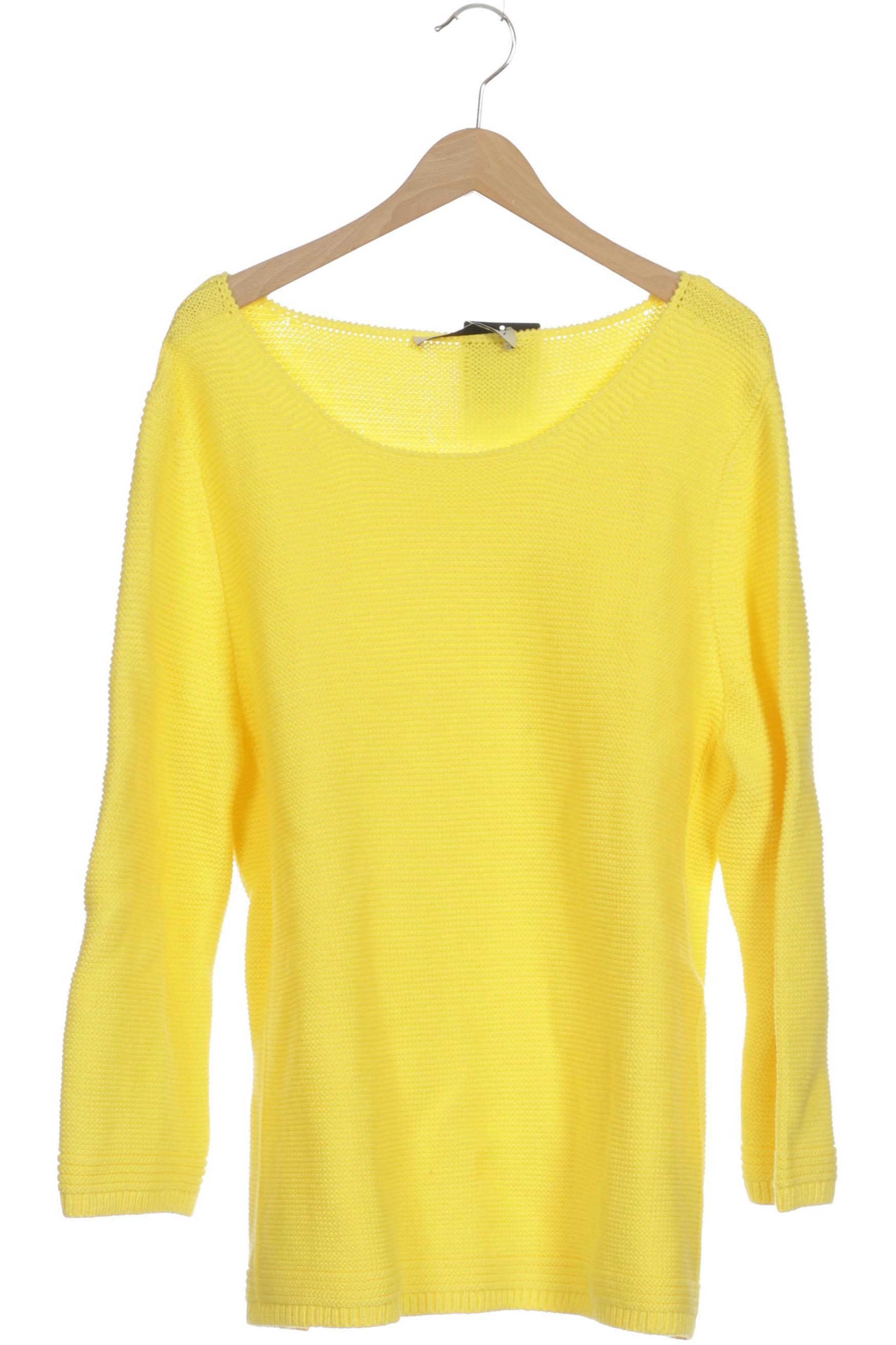 

Oui Damen Pullover, gelb, Gr. 42