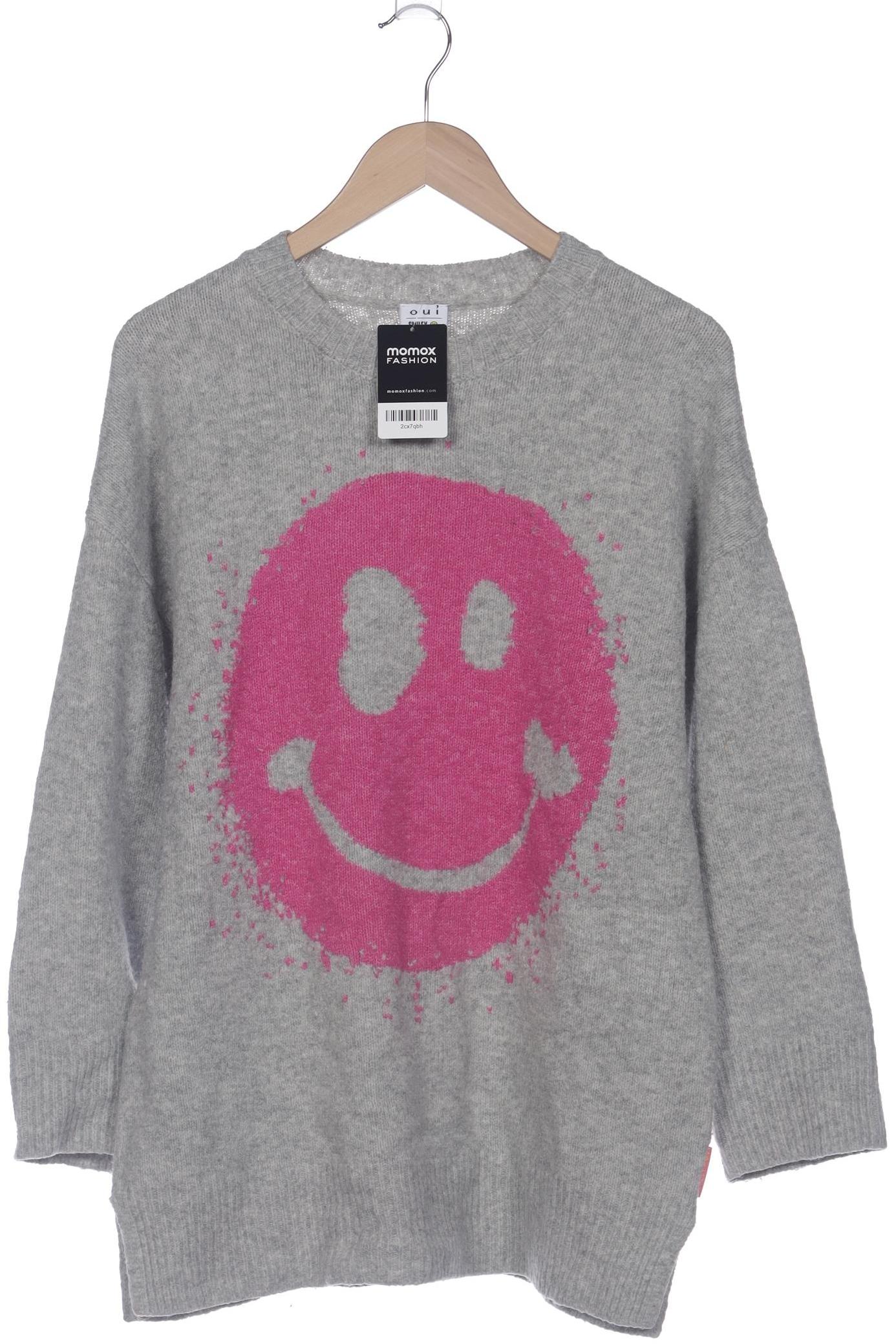 

Oui Damen Pullover, grau, Gr. 40
