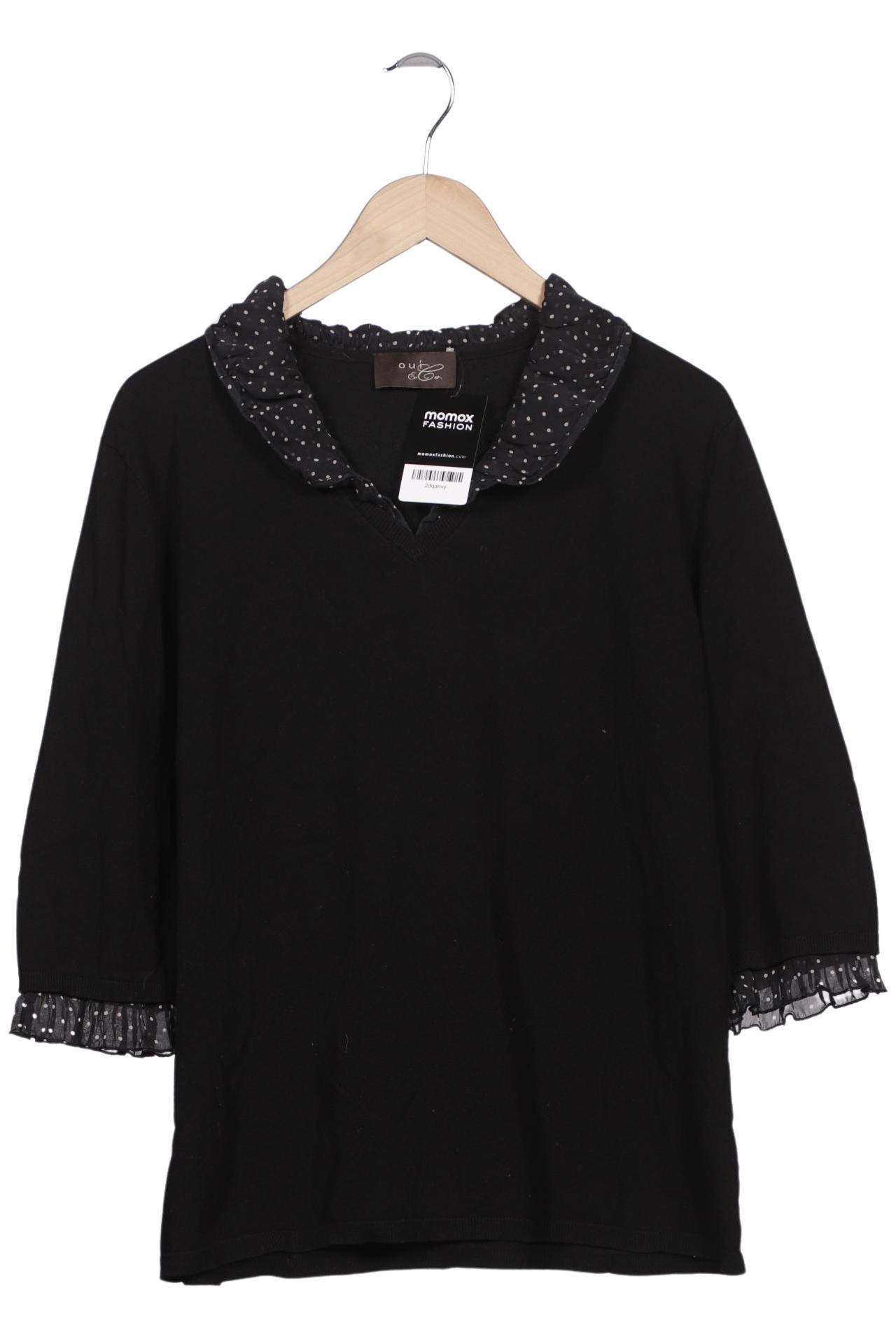 

Oui Damen Pullover, schwarz, Gr. 48