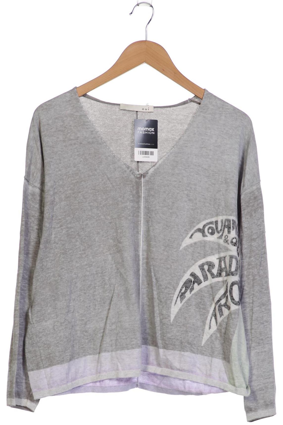 

Oui Damen Pullover, grau, Gr. 42