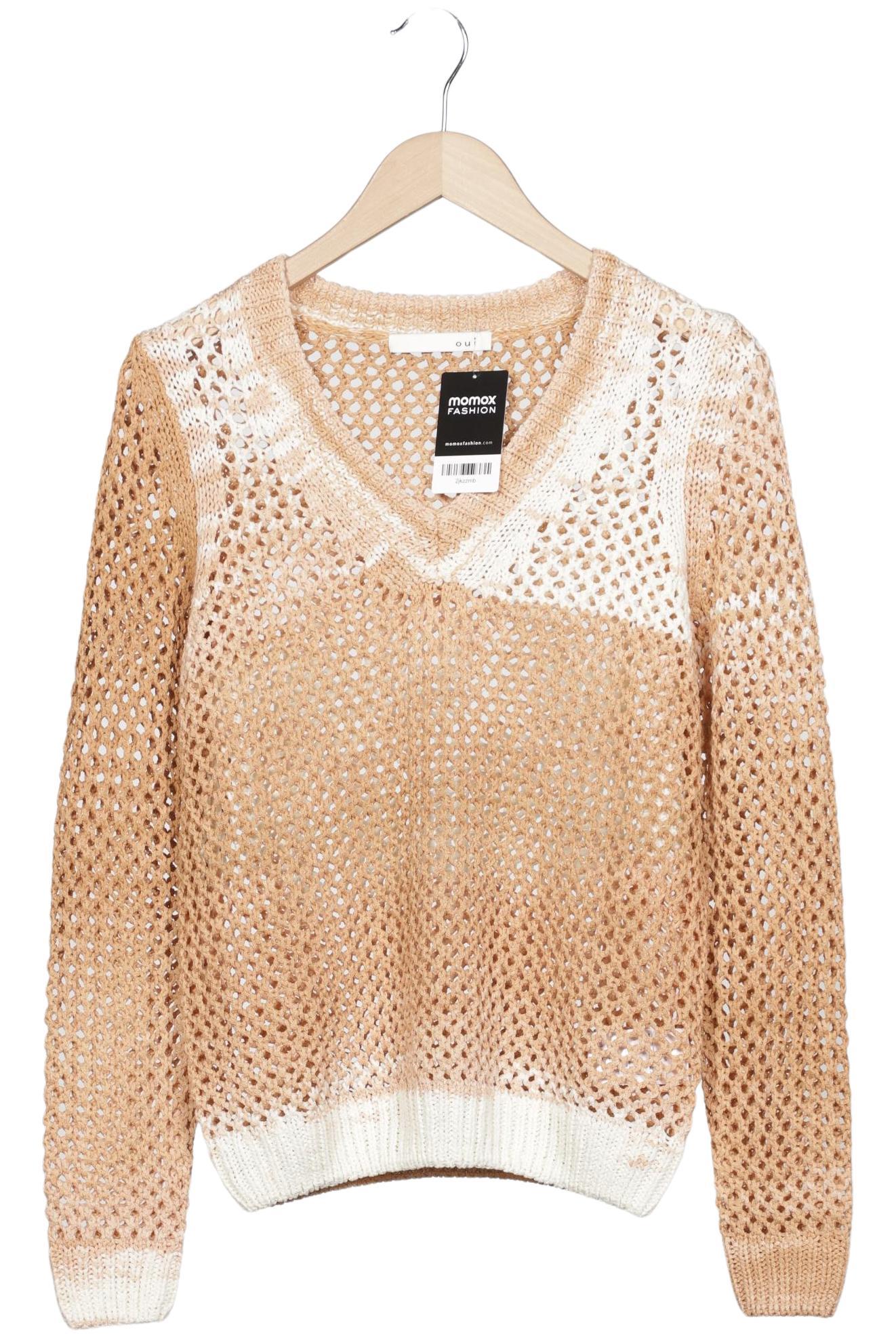 

Oui Damen Pullover, beige, Gr. 34