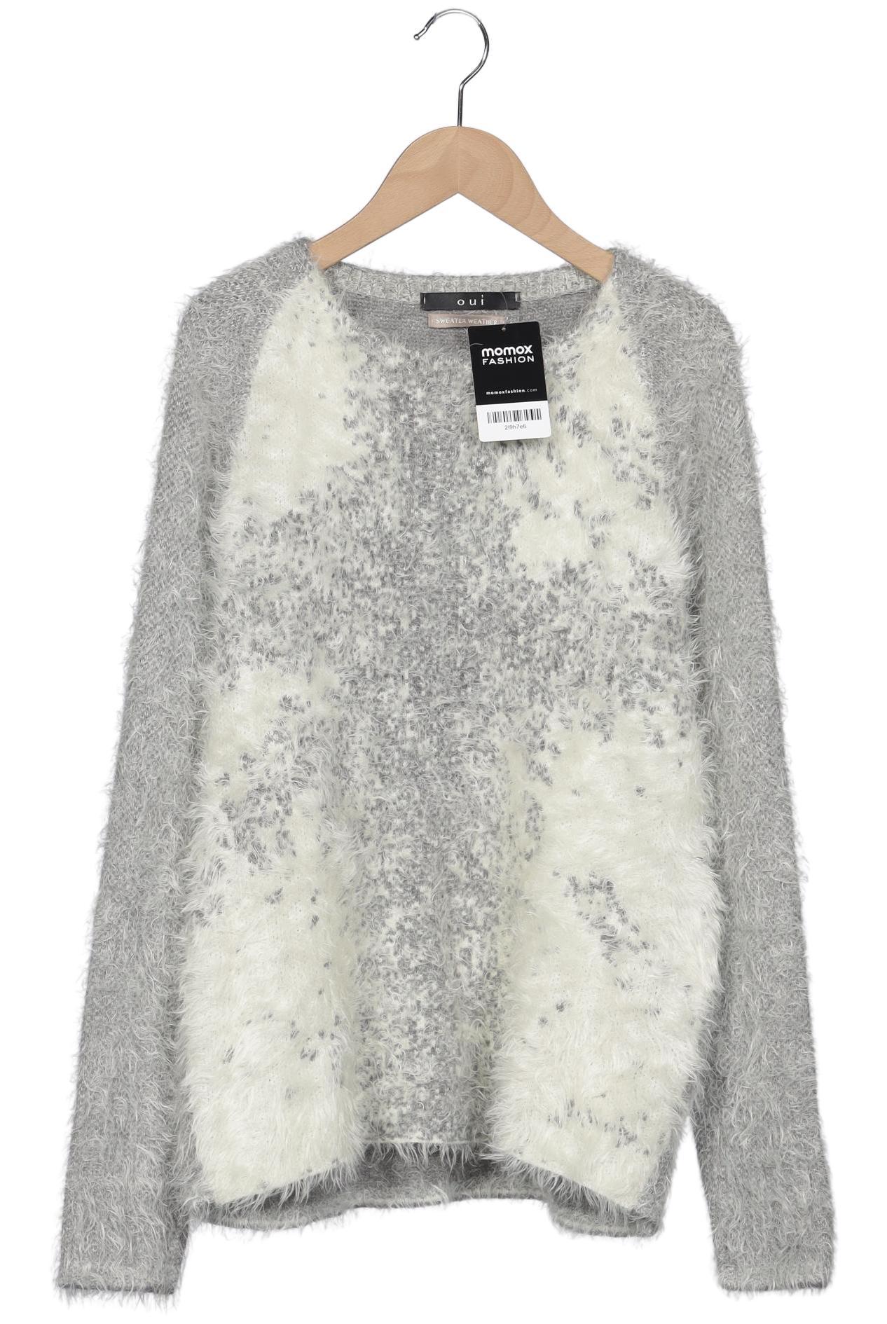 

Oui Damen Pullover, grau, Gr. 38