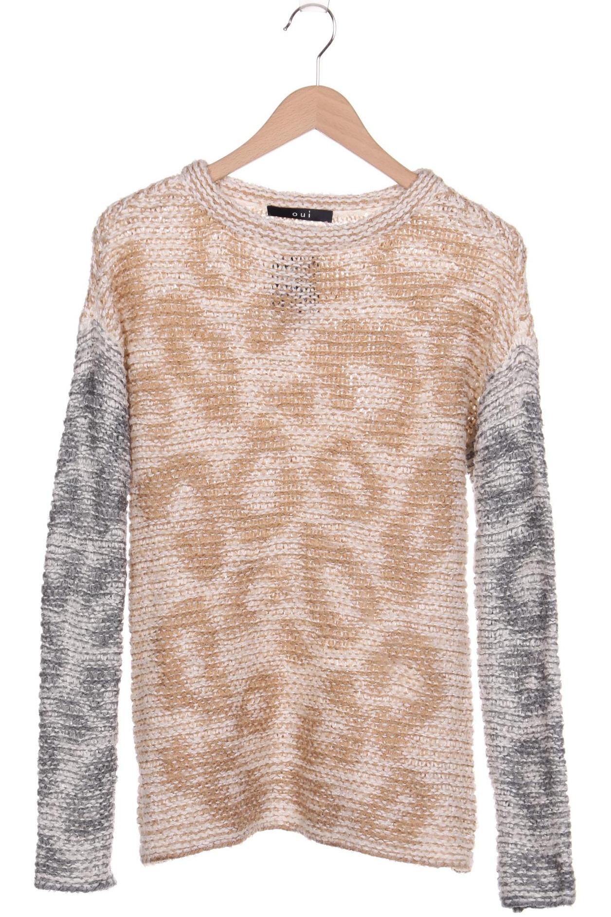 

Oui Damen Pullover, beige