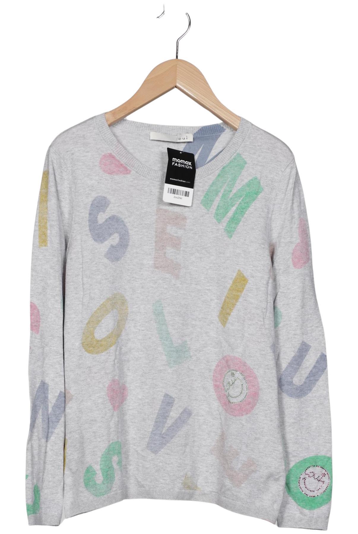 

Oui Damen Pullover, grau, Gr. 36