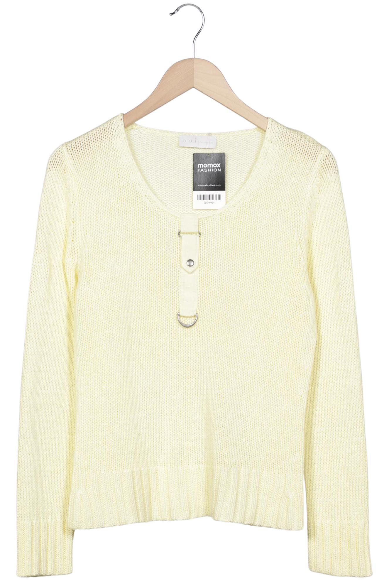 

Oui Damen Pullover, gelb, Gr. 38
