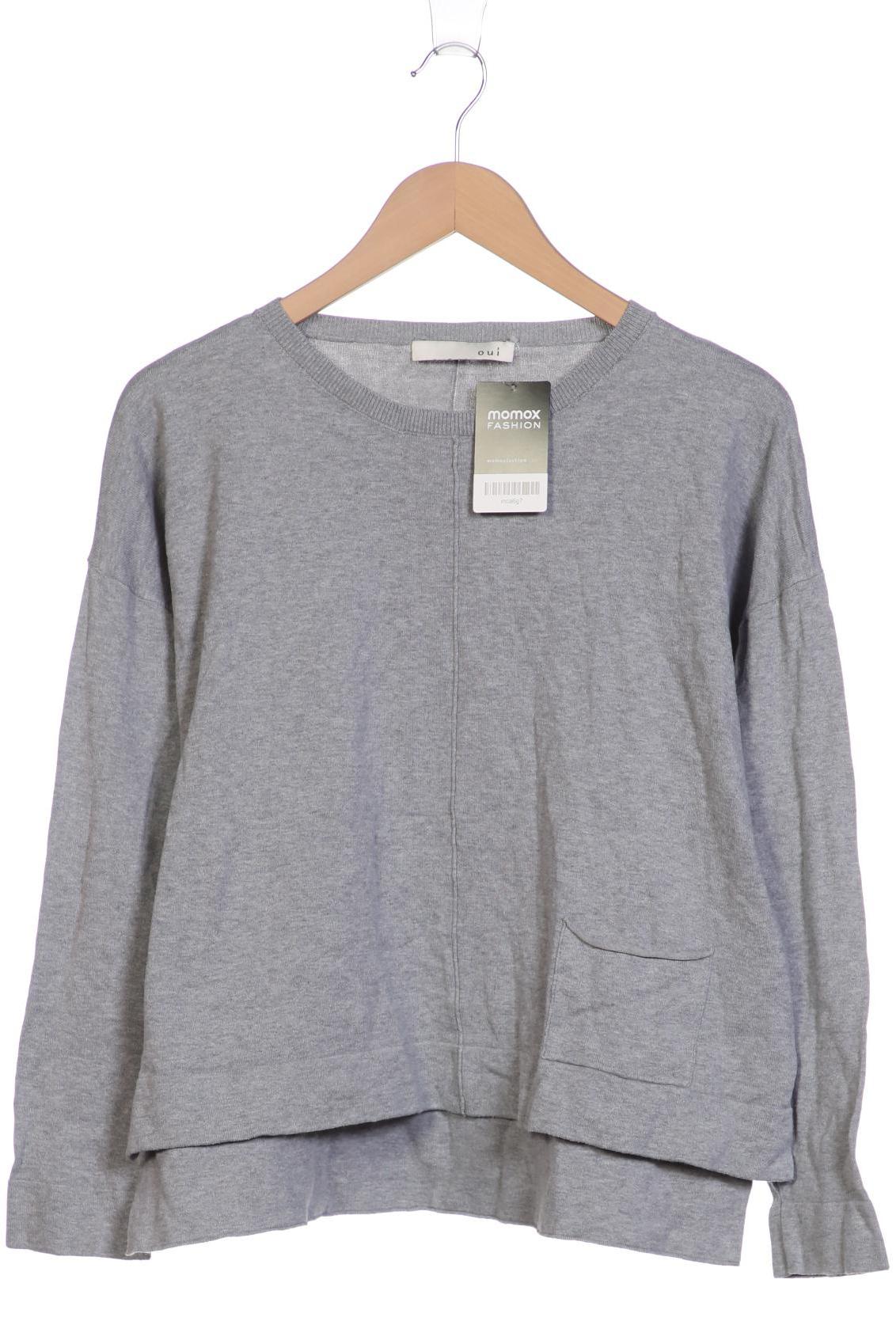 

Oui Damen Pullover, grau, Gr. 40