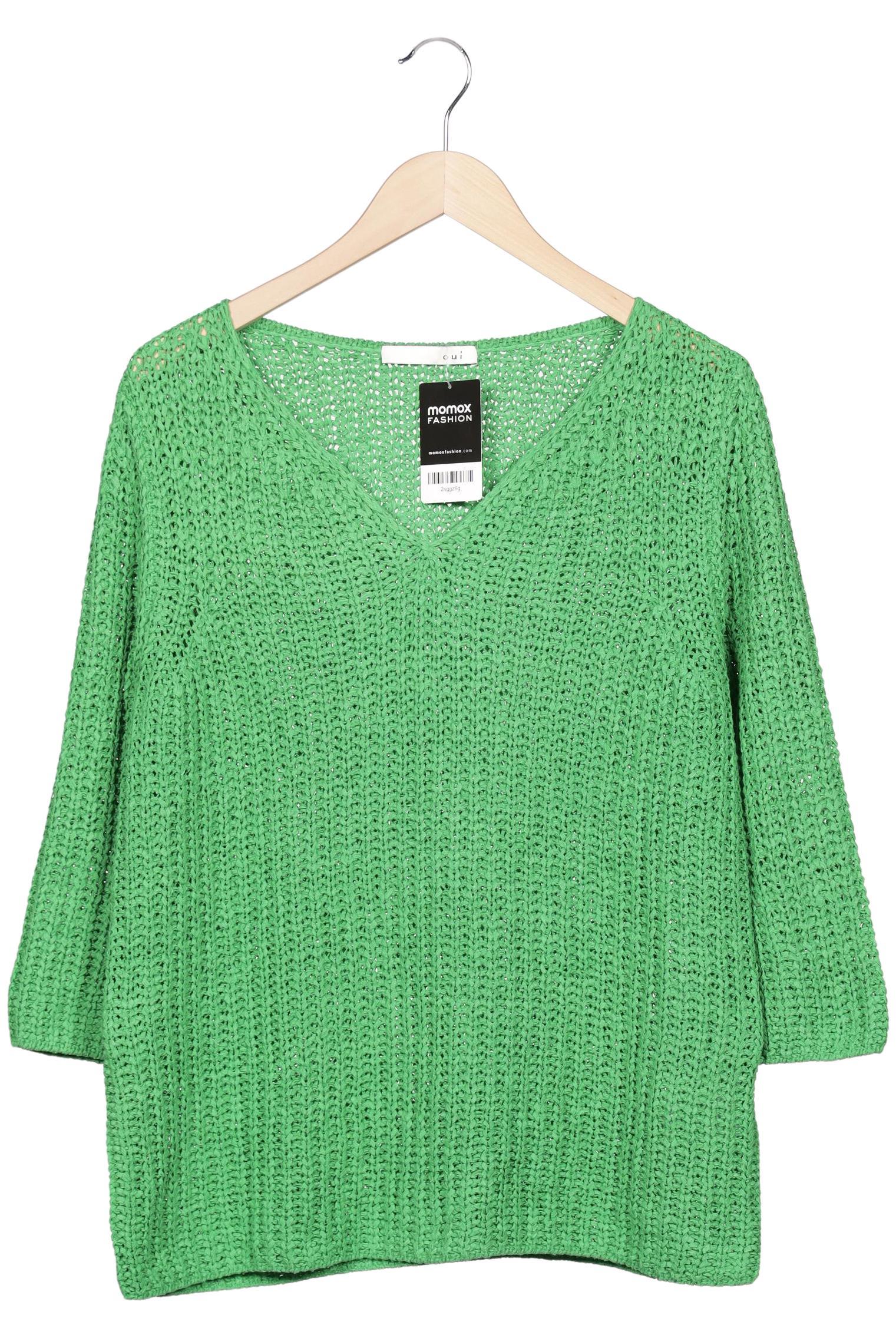 

Oui Damen Pullover, grün, Gr. 42