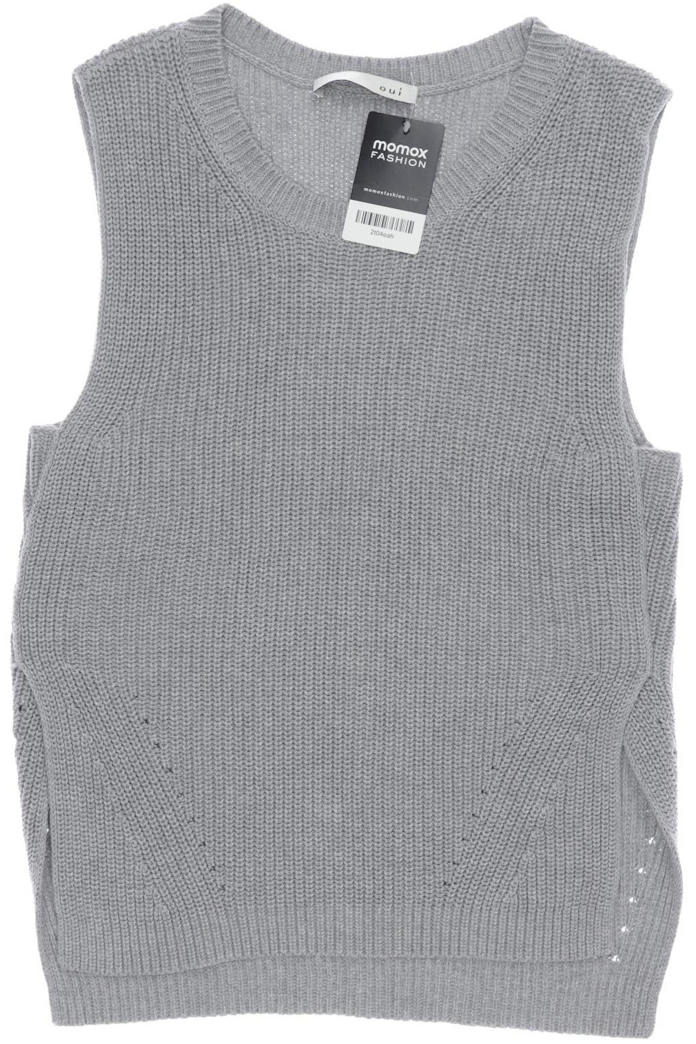 

Oui Damen Pullover, grau, Gr. 36