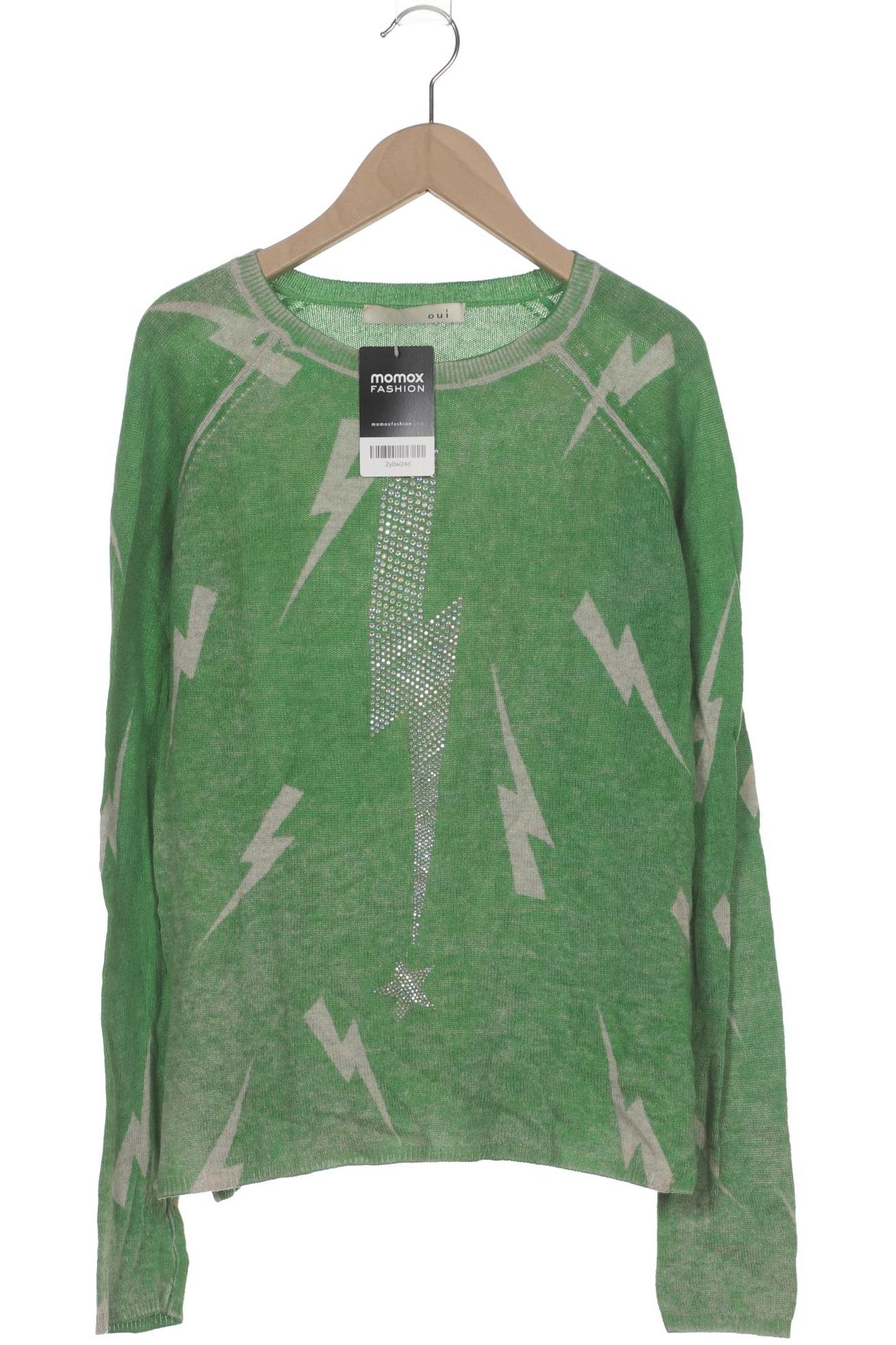 

Oui Damen Pullover, grün, Gr. 36