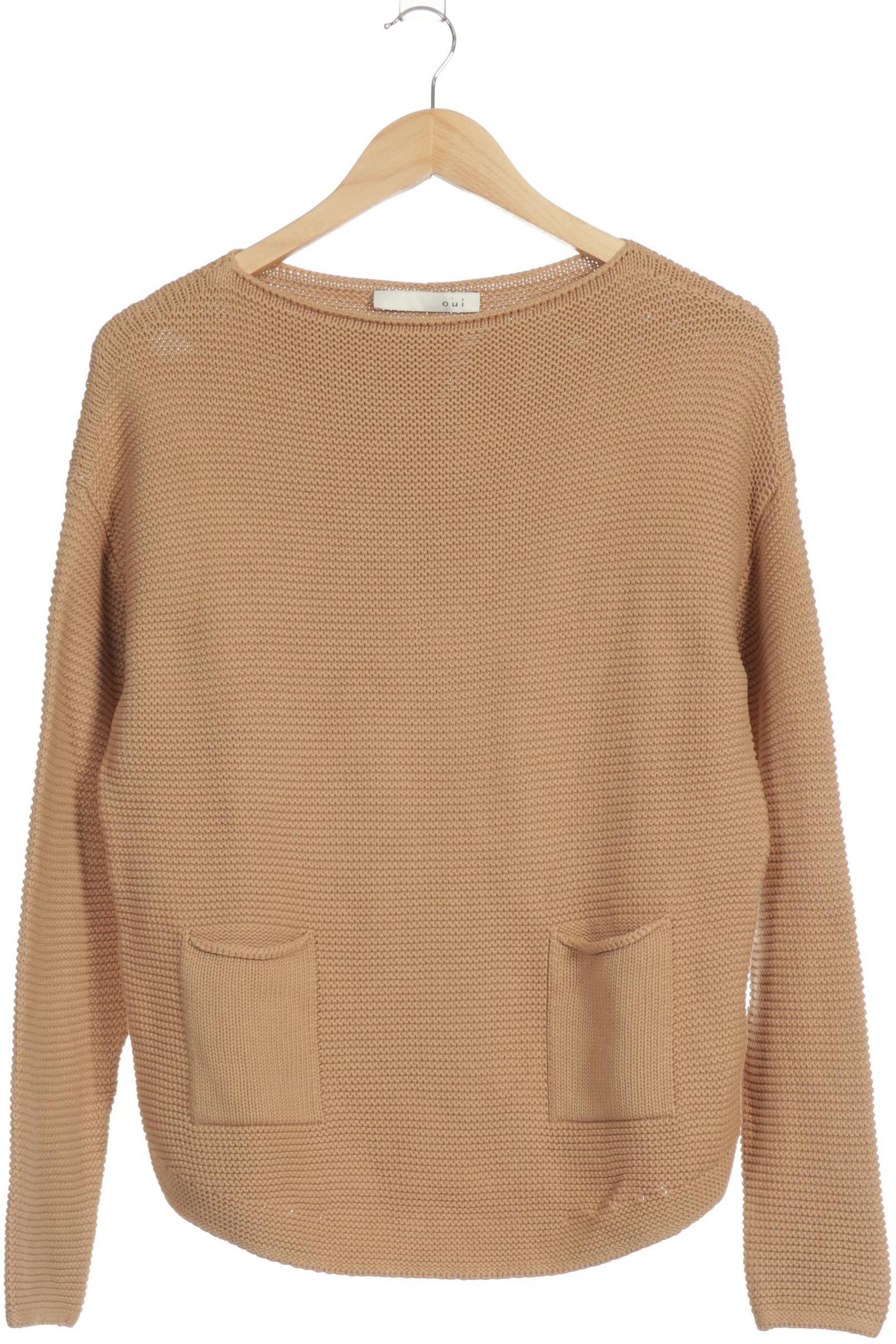 

Oui Damen Pullover, beige, Gr. 38