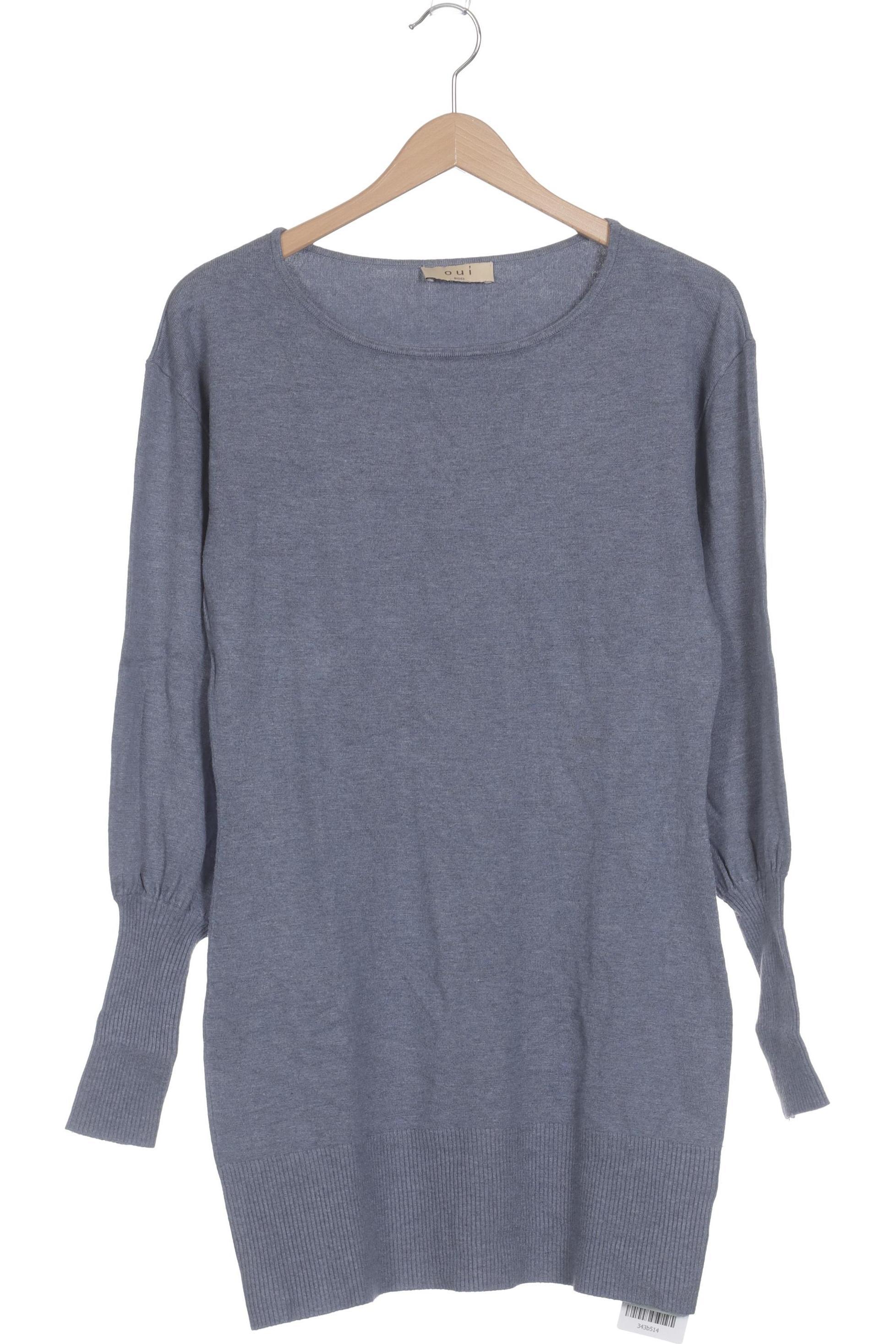

Oui Damen Pullover, blau, Gr. 36