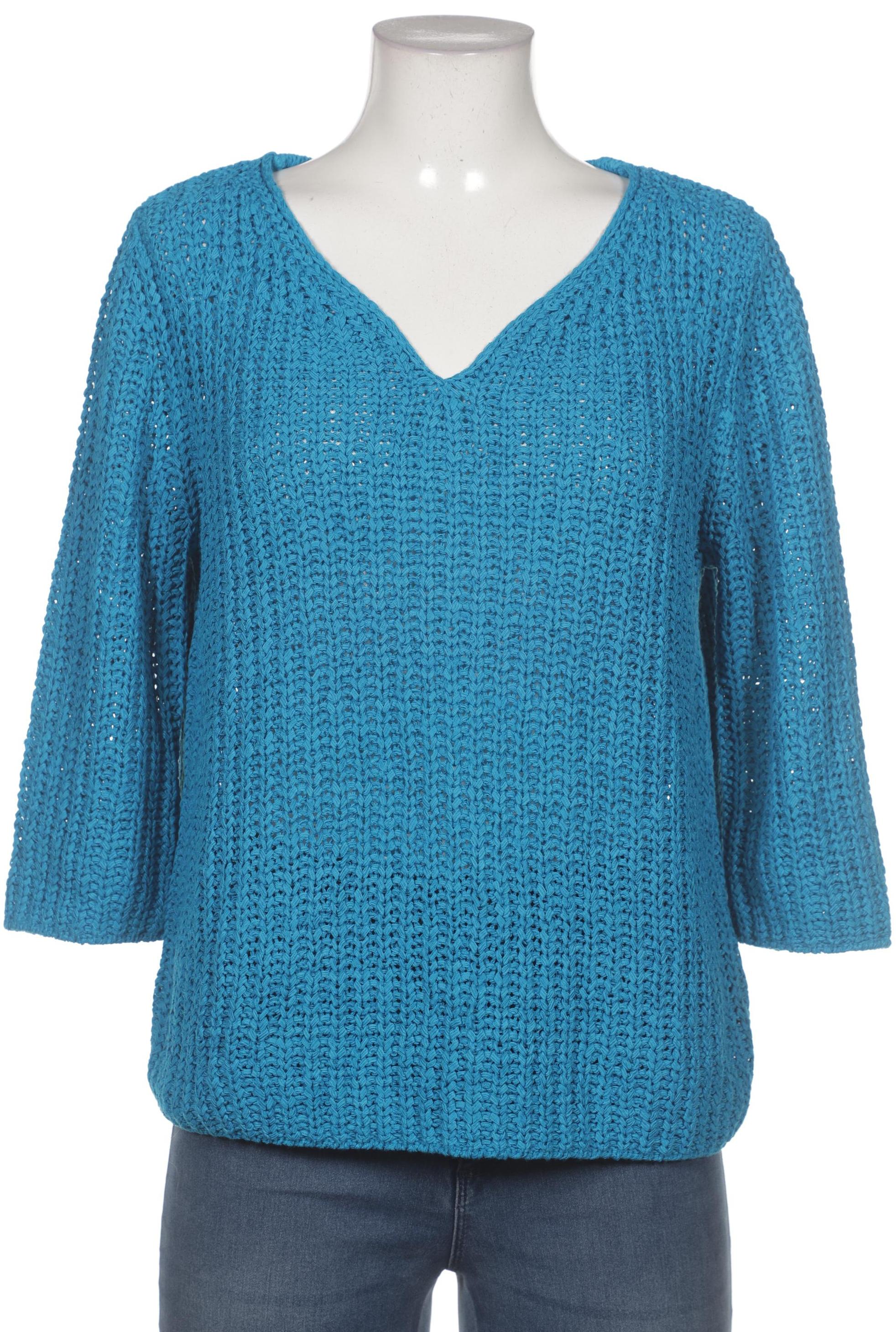 

Oui Damen Pullover, blau, Gr. 40