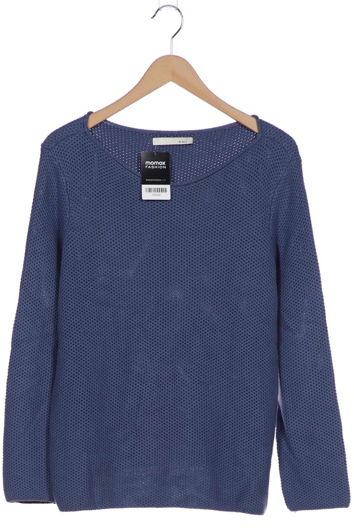 

Oui Damen Pullover, blau, Gr. 40