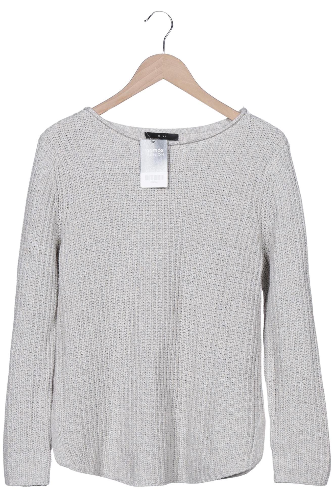 

Oui Damen Pullover, grau, Gr. 42
